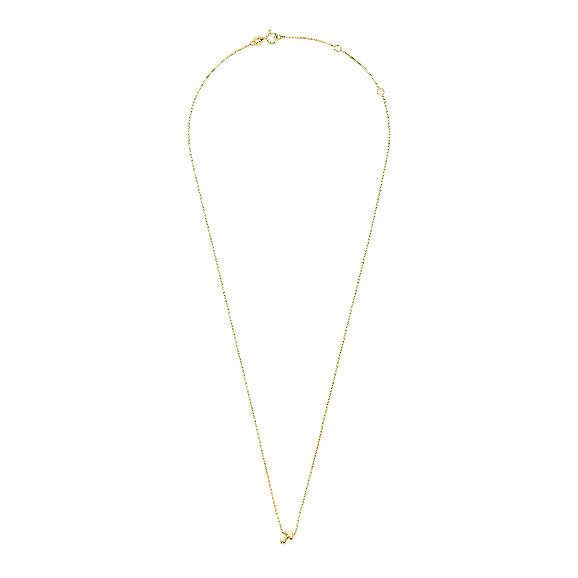 Isabel Bernard Étoiles d’Or Sagittarius 14 Carat Gold Venetian Necklace With Horoscope IB340186 - Image 5