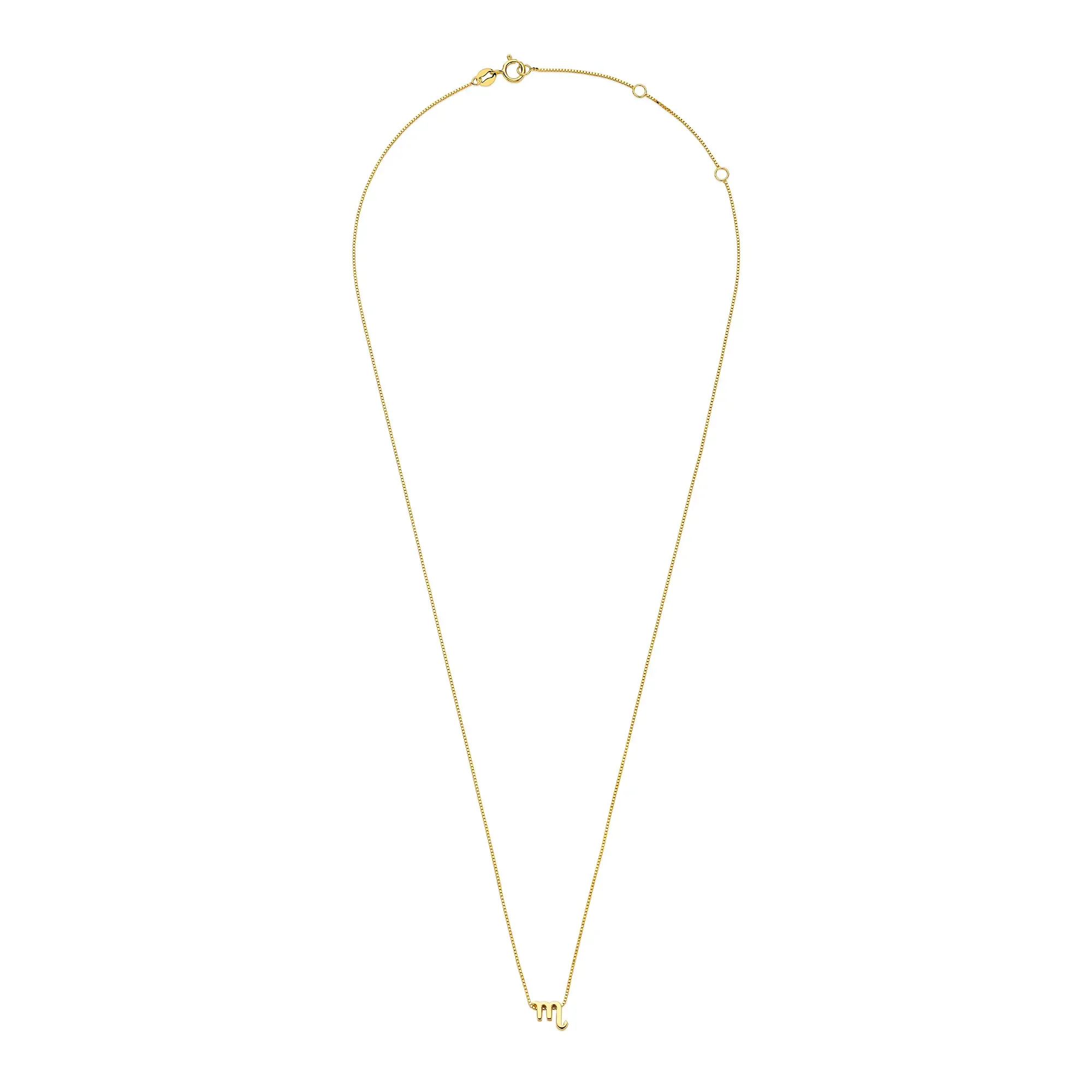 Isabel Bernard Étoiles d’Or Scorpio 14 Carat Gold Venetian Necklace With Horoscope IB340185 - Image 3