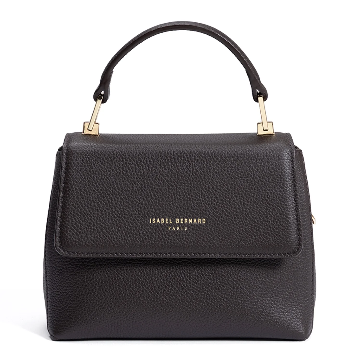Isabel Bernard Femme Forte Heline Brown Calfskin Leather Handbag IB21130 - Image 2