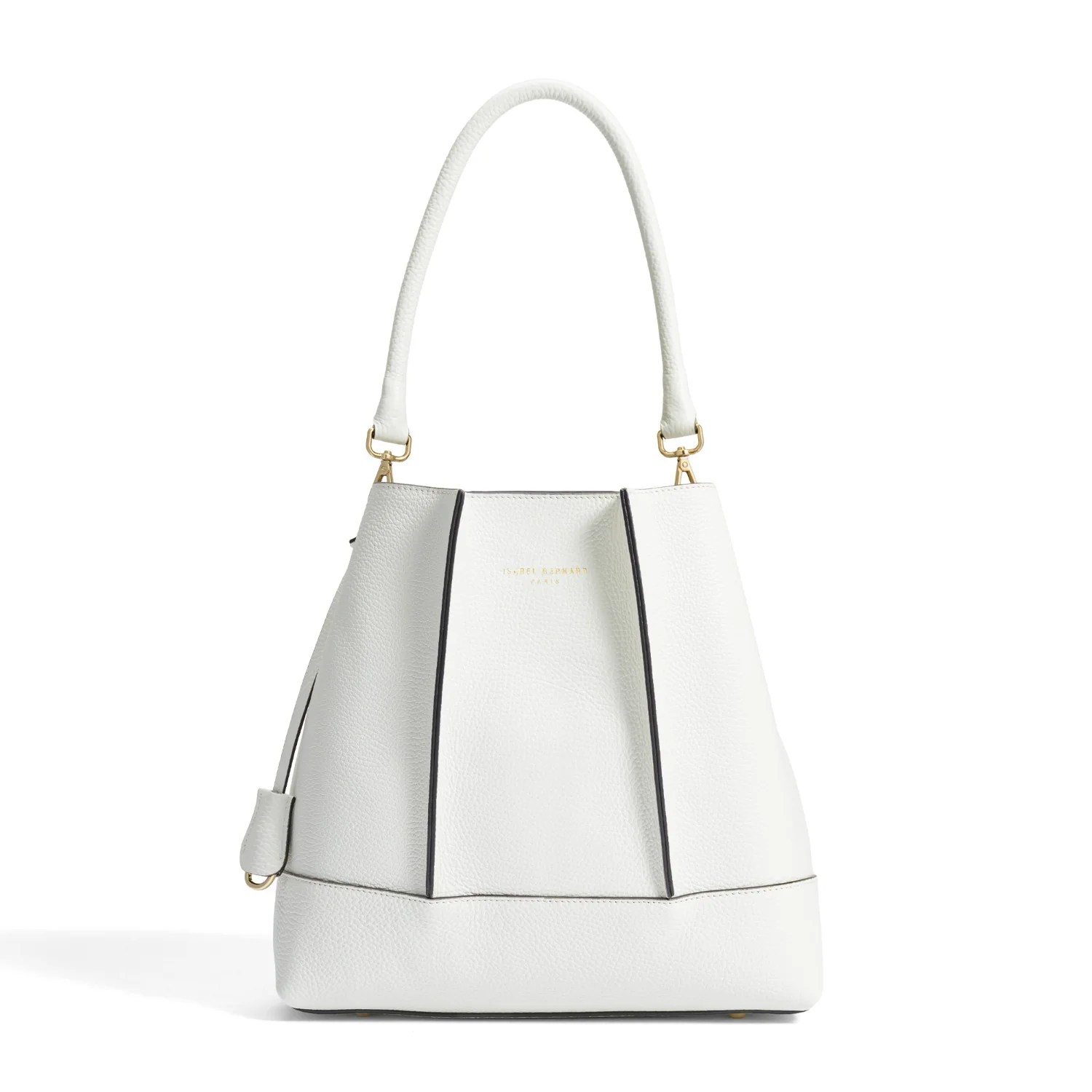 Isabel Bernard Femme Forte Macie Crème Calfskin Shoulder Bag IB25074-070 - Image 2