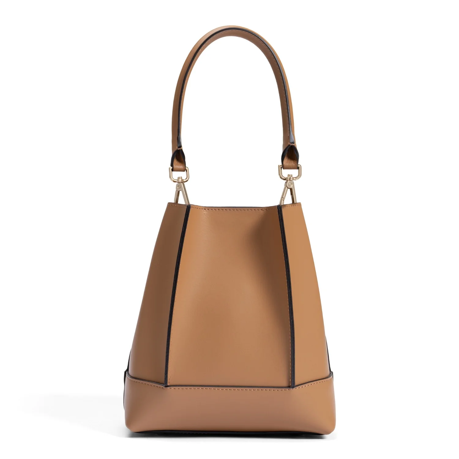 Isabel Bernard Femme Forte Minette Camel Calfskin Handbag IB21114-334 - Image 5