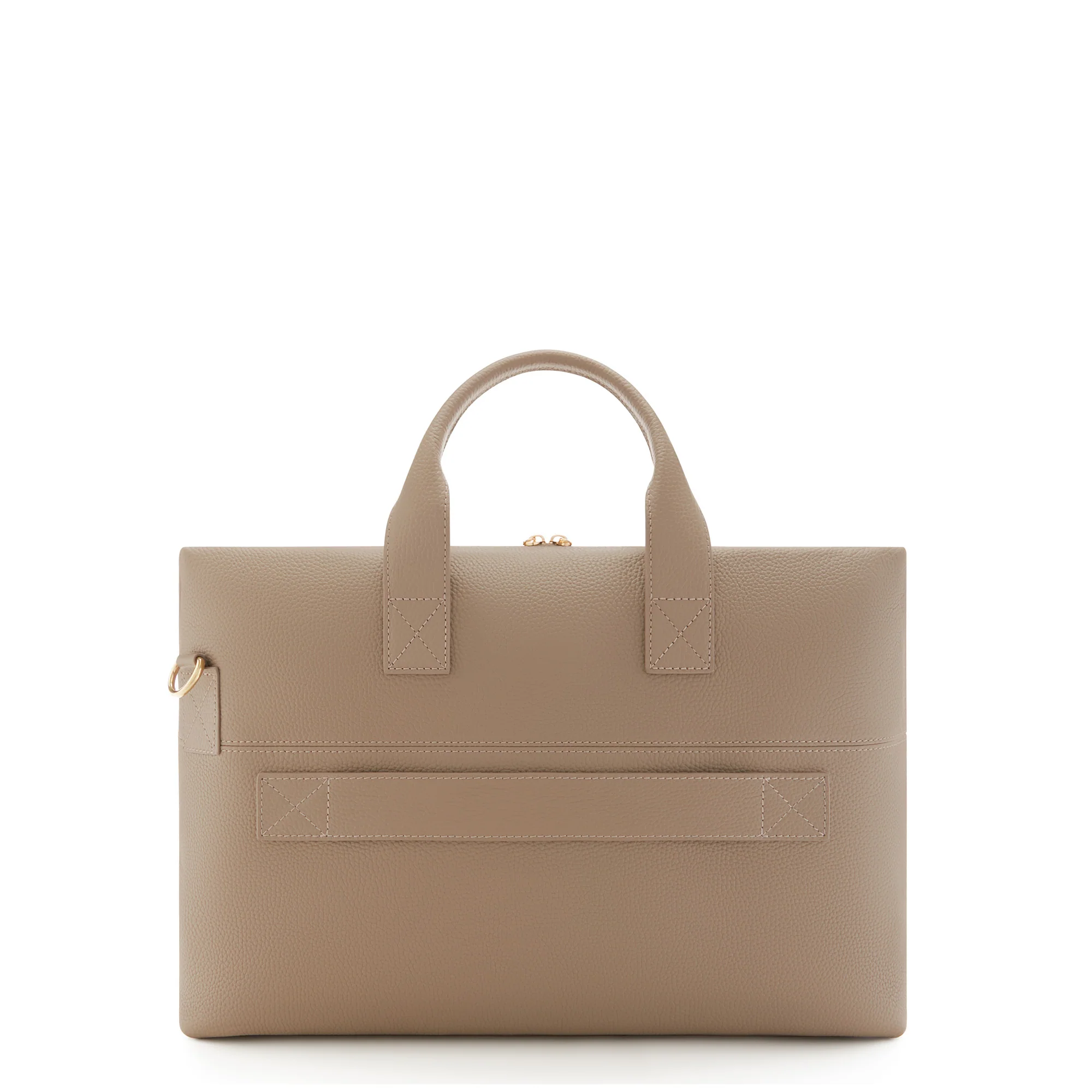 Isabel Bernard Honoré Anique Taupe Calfskin Handbag IB25070 - Image 5