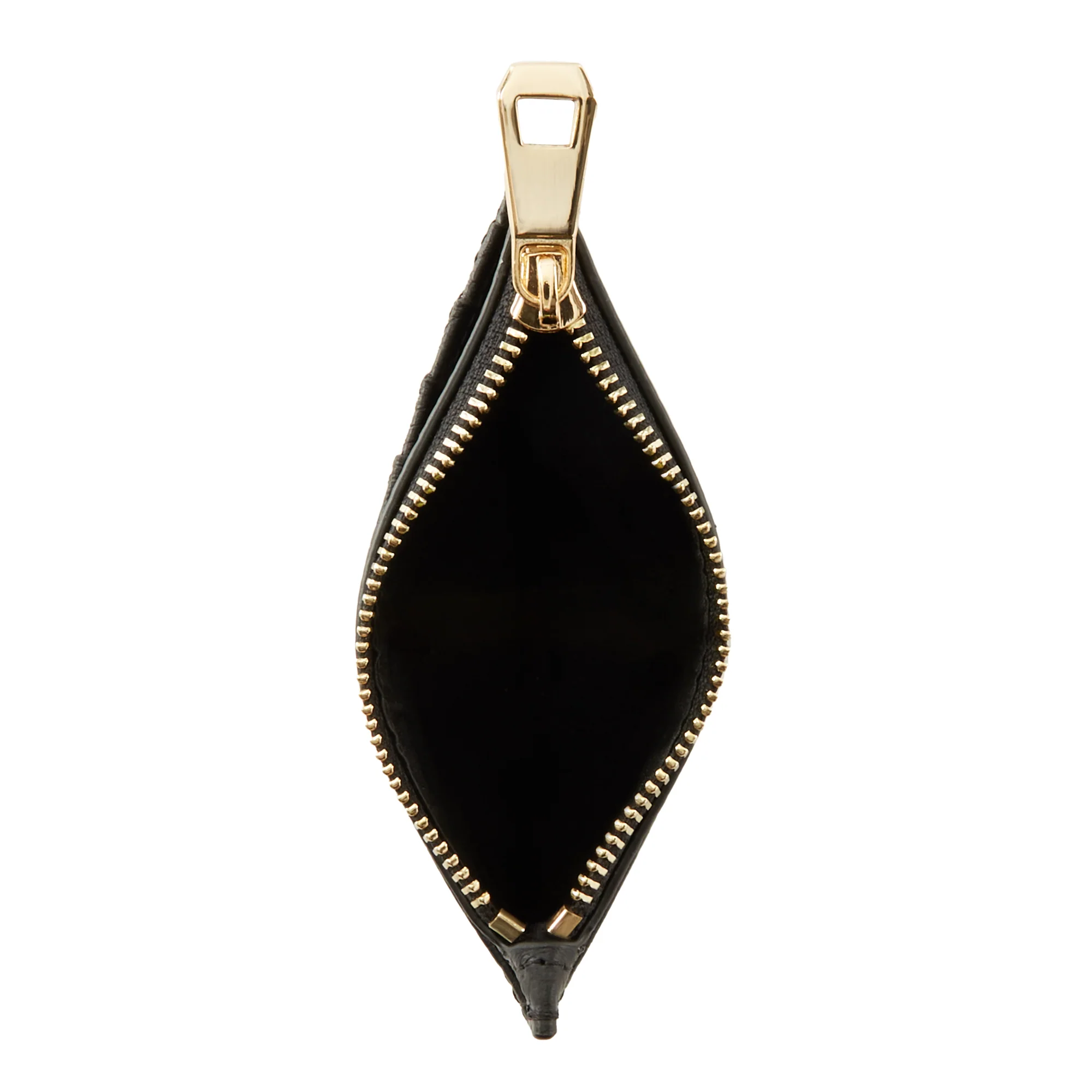Isabel Bernard Honoré Aveline Black Leather Card Holder made of Calfskin IB27016 - Image 8