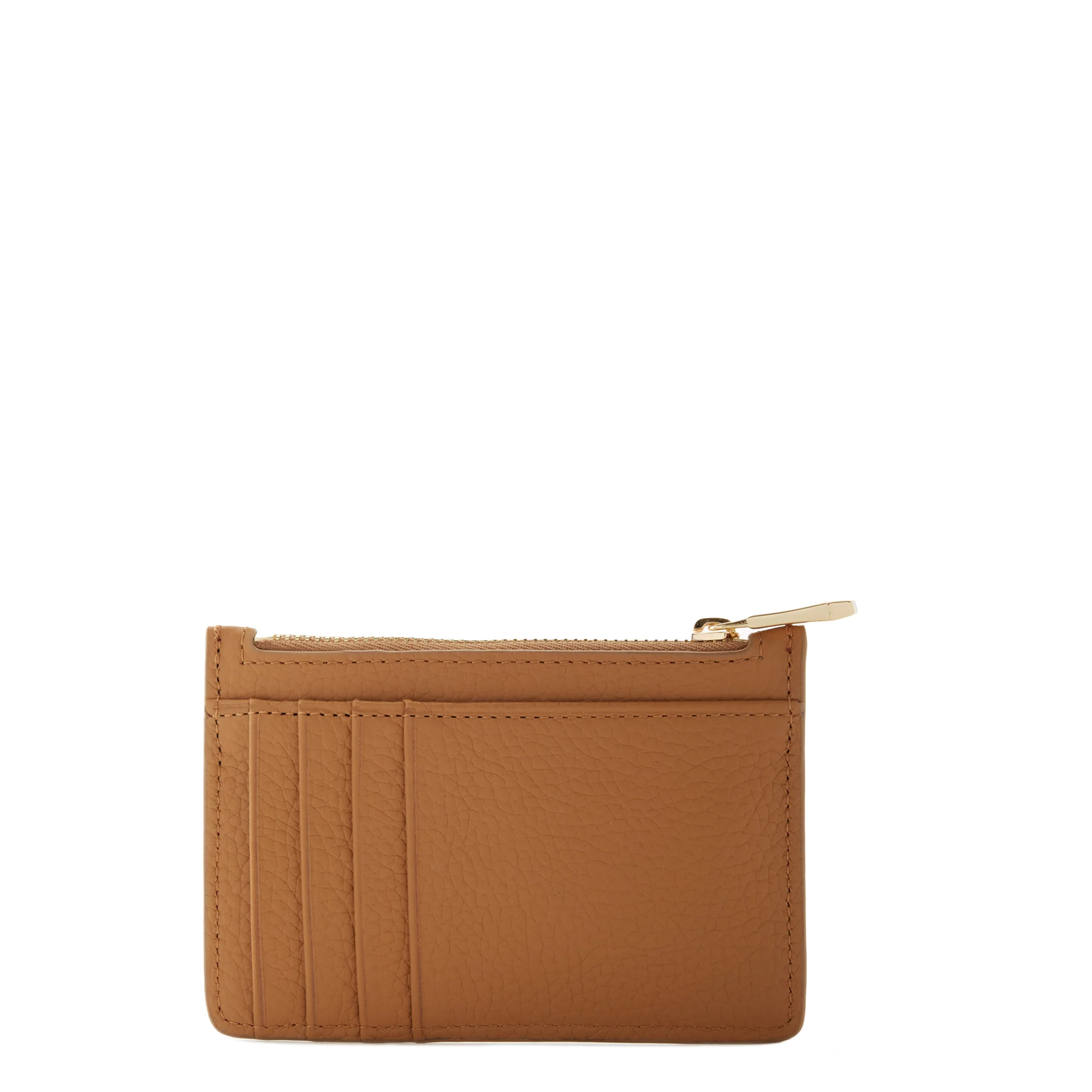 Isabel Bernard Honoré Aveline camel Leather Card Holder made of Calfskin IB27020 - Image 6