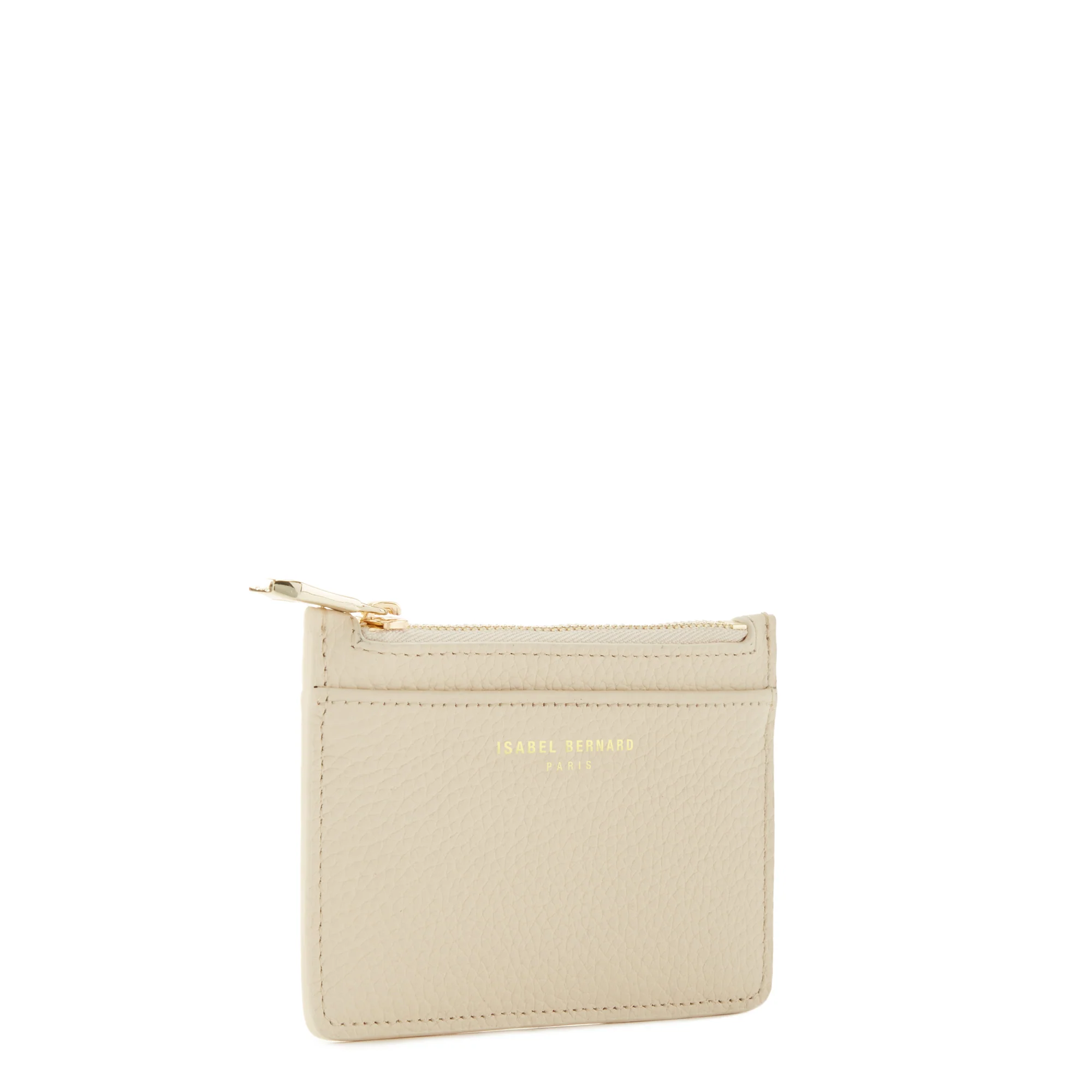 Isabel Bernard Honoré Aveline crème Leather Card Holder made of Calfskin IB27021 - Image 5