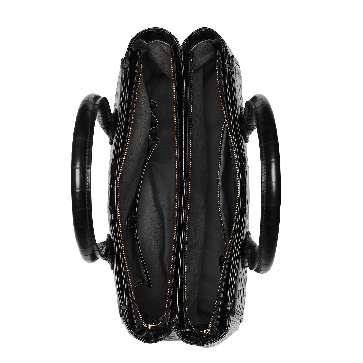 Isabel Bernard Honoré Cloè Black Croco Handbag IB25007 - Image 6