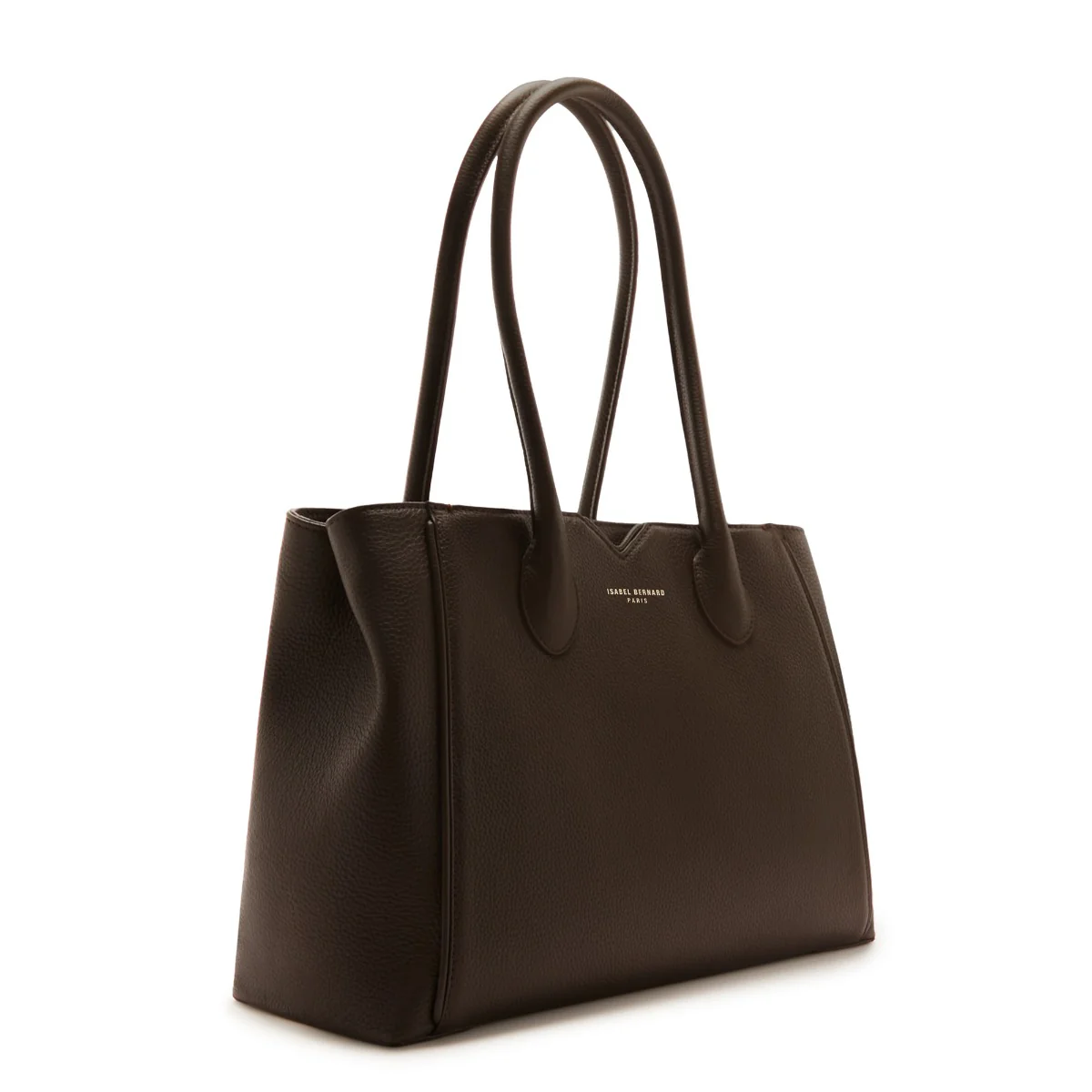 Isabel Bernard Honoré Cloe brown calfskin leather handbag IB25091 - Image 4