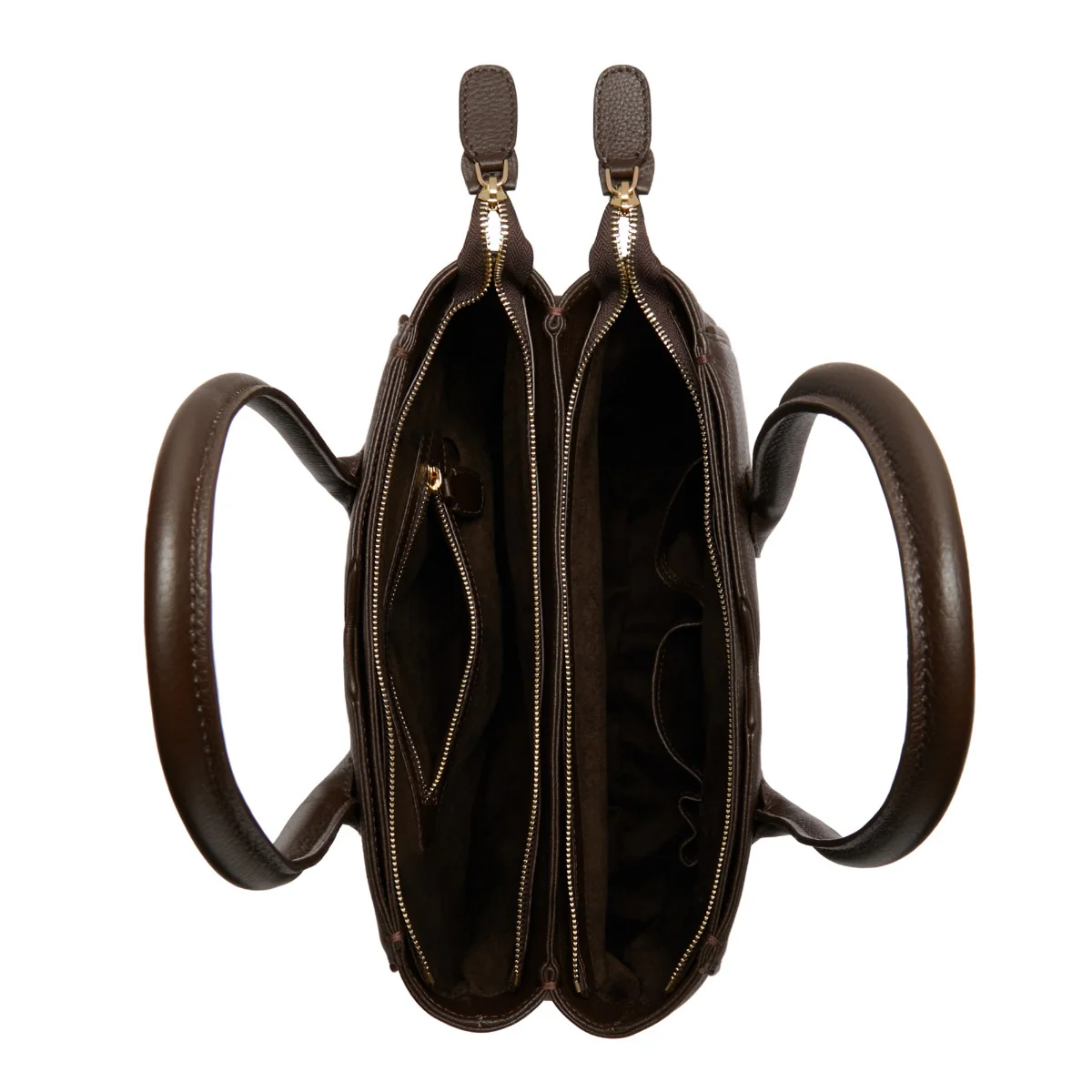 Isabel Bernard Honoré Cloe brown calfskin leather handbag IB25091 - Image 9