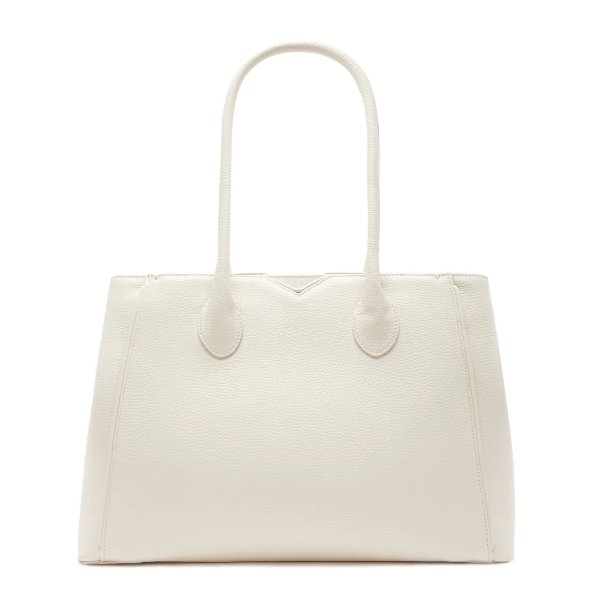 Isabel Bernard Honoré Cloe Crème Calfskin Leather Handbag IB25077 - Image 6