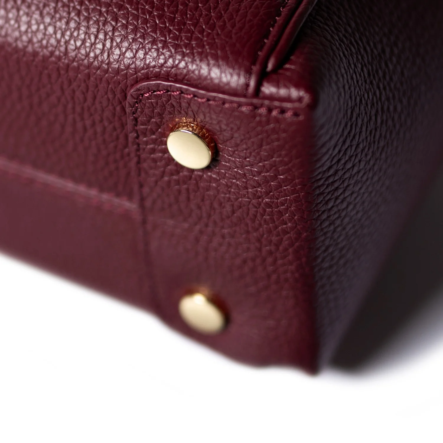 Isabel Bernard Honoré Cloe Mini Bordeaux Calfskin Leather Handbag IB21124-052 - Image 7