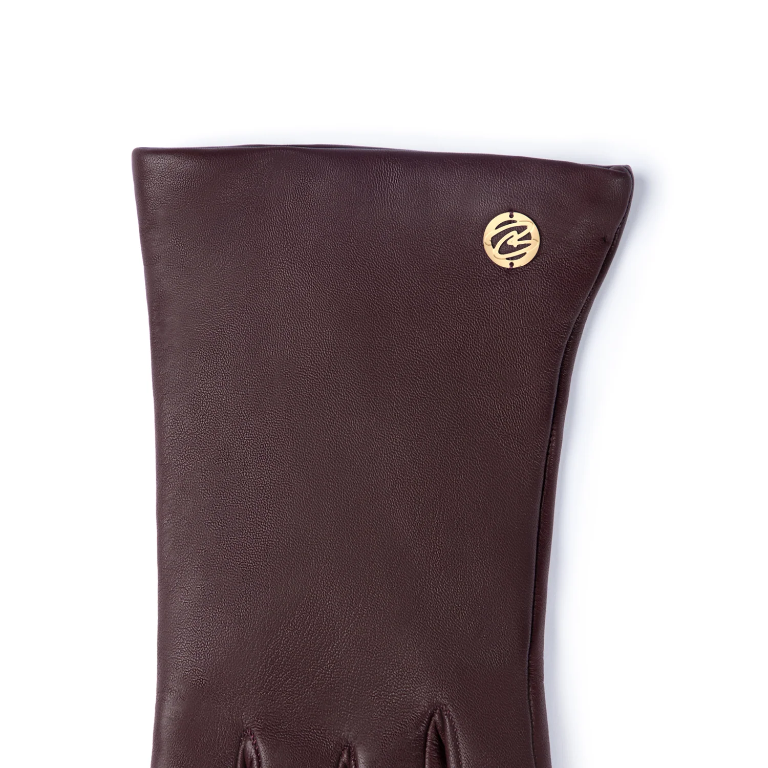 Isabel Bernard Honoré Eleanor Bordeaux Red goatskin leather gloves IB67000-352-7.5 - Image 6