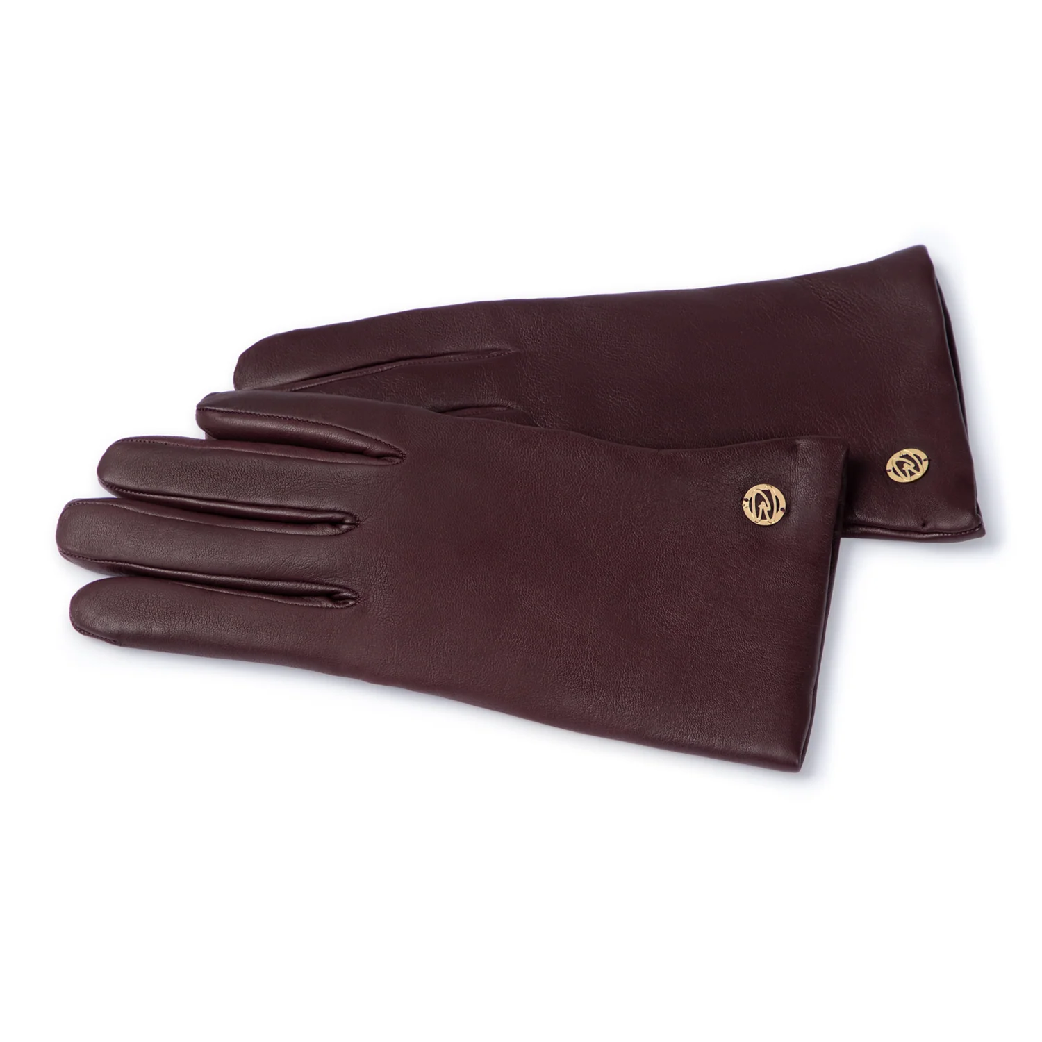 Isabel Bernard Honoré Eleanor Bordeaux Red goatskin leather gloves IB67000-352-7.5 - Image 7