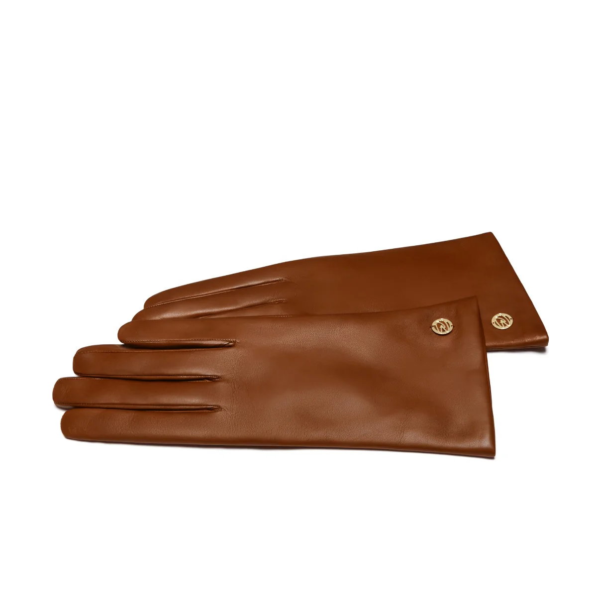 Isabel Bernard Honoré Eleanor cognac goatskin leather gloves IB67000-336-7 - Image 5