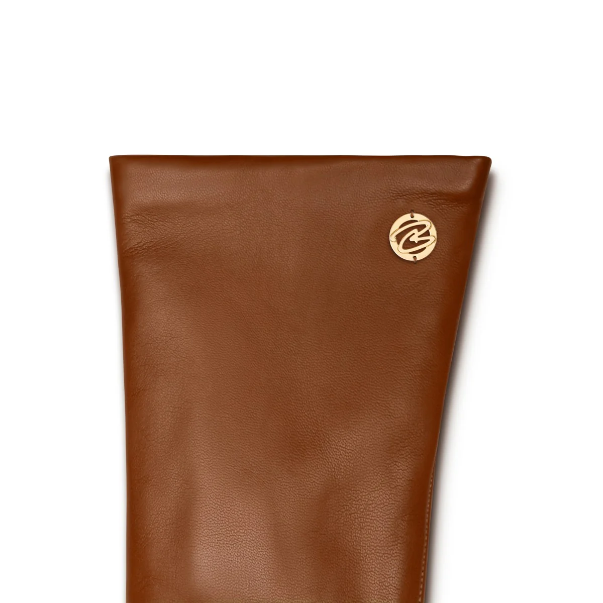 Isabel Bernard Honoré Eleanor cognac goatskin leather gloves IB67000-336-7 - Image 6