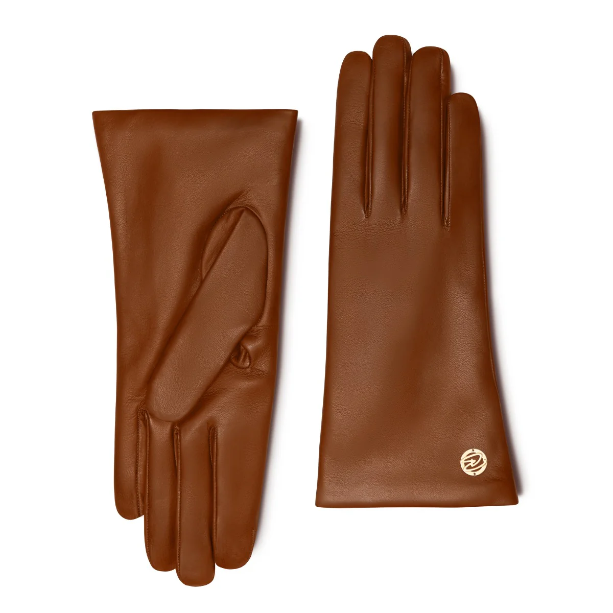 Isabel Bernard Honoré Eleanor cognac goatskin leather gloves IB67000-336-7 - Image 7