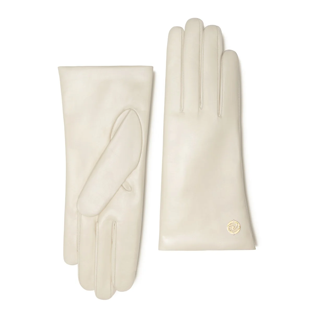 Isabel Bernard Honoré Eleanor cream goatskin leather gloves  IB67000-372-8 - Image 5