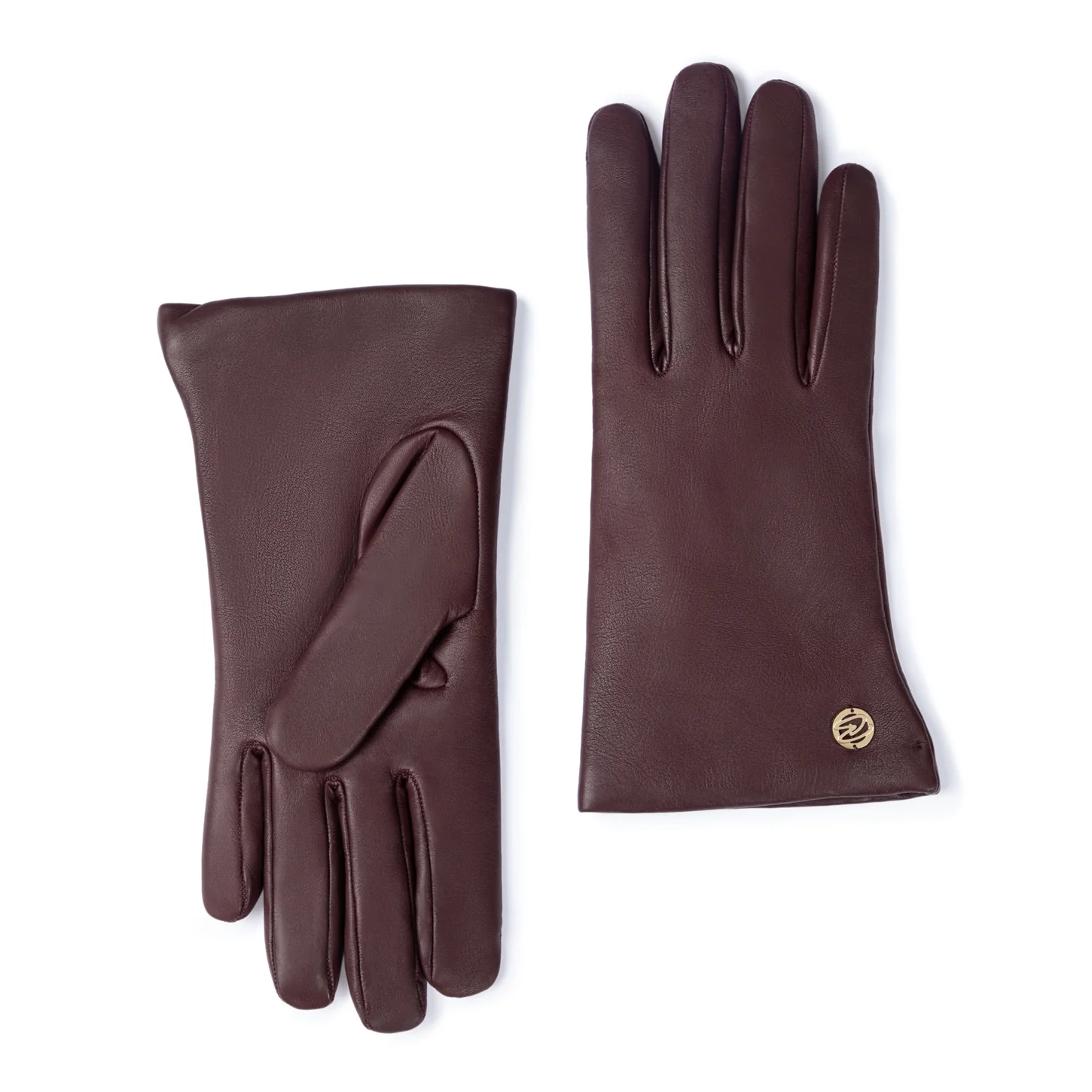 Isabel Bernard Honoré Eleanor dark brown  goatskin leather gloves IB67000-331-8 - Image 2