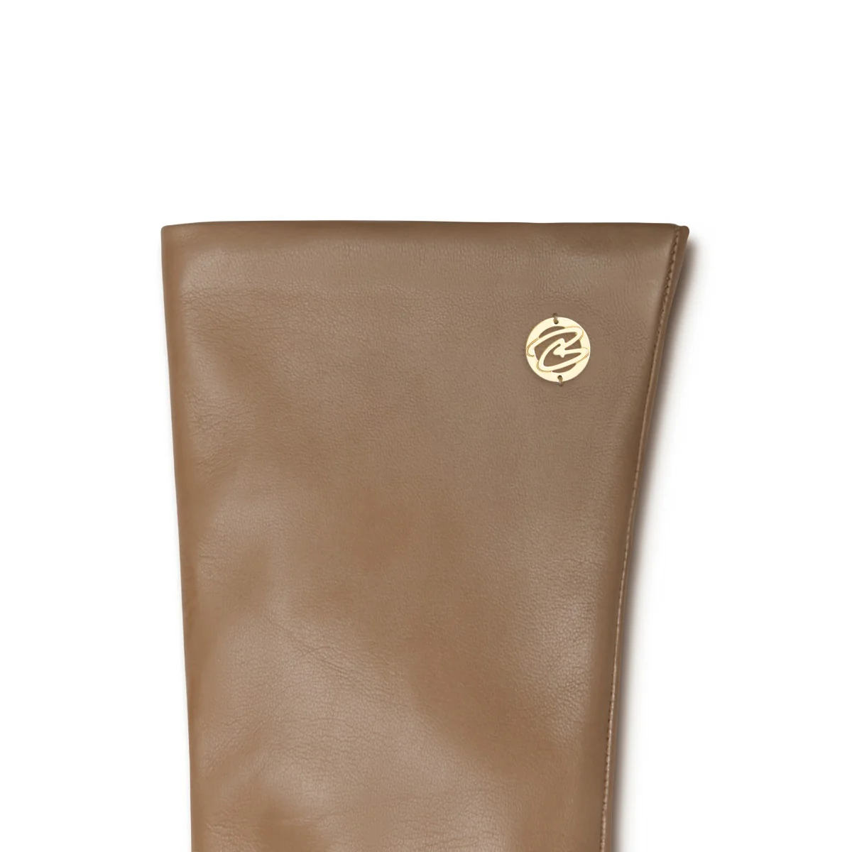 Isabel Bernard Honoré Eleanor taupe goatskin leather gloves IB67000-378-6.5 - Image 6