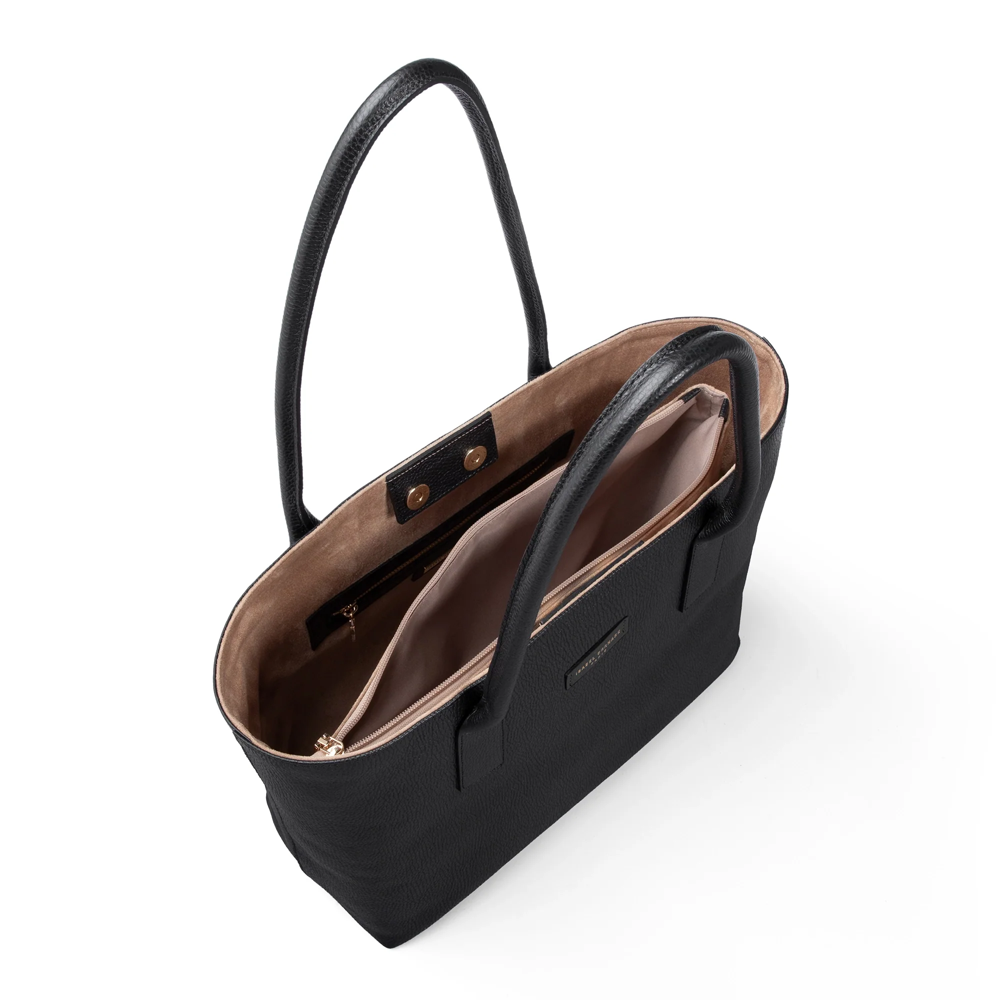 Isabel Bernard Honoré Elin Black calfskin leather shoulder bag IB25111-001 - Image 4