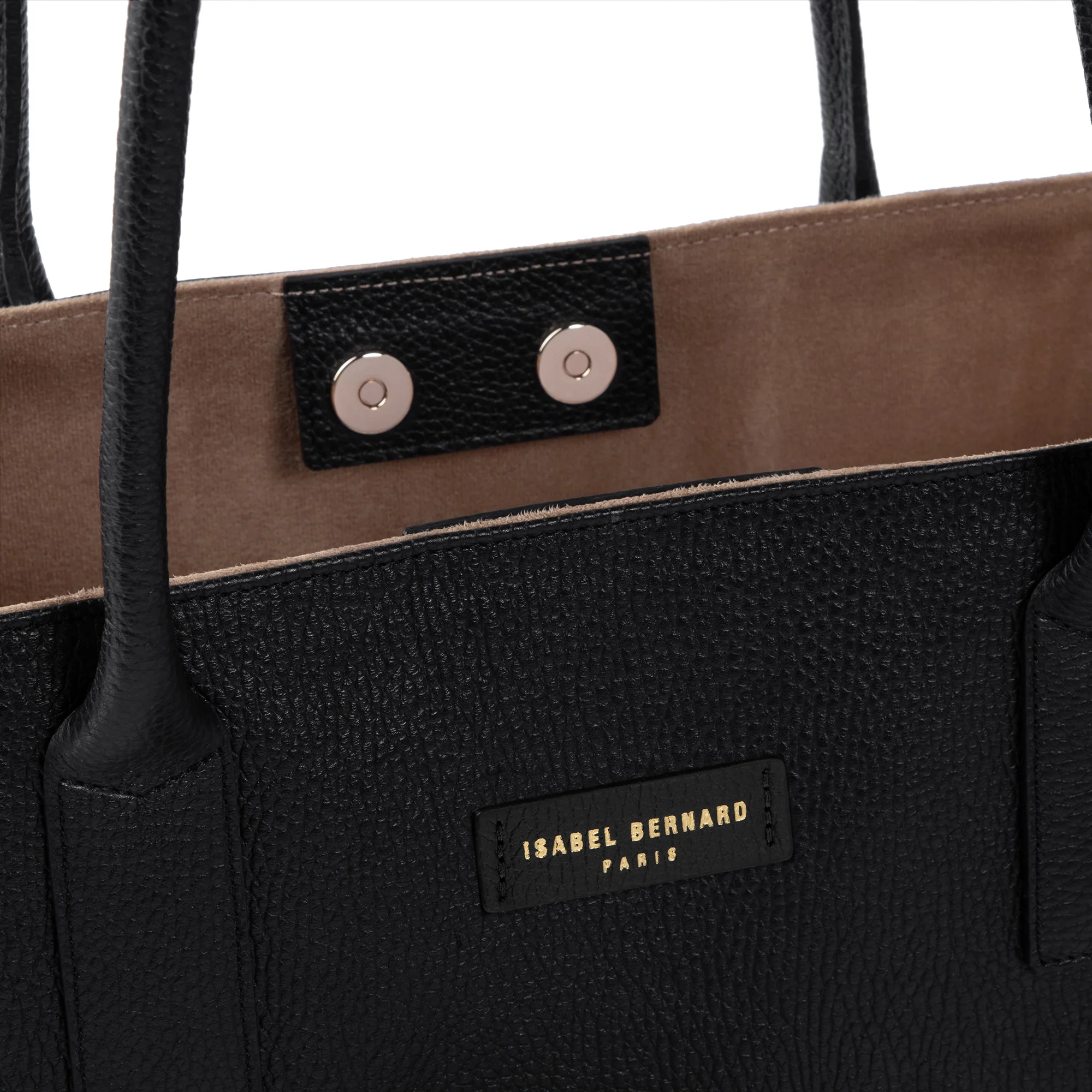 Isabel Bernard Honoré Elin Black calfskin leather shoulder bag IB25111-001 - Image 6