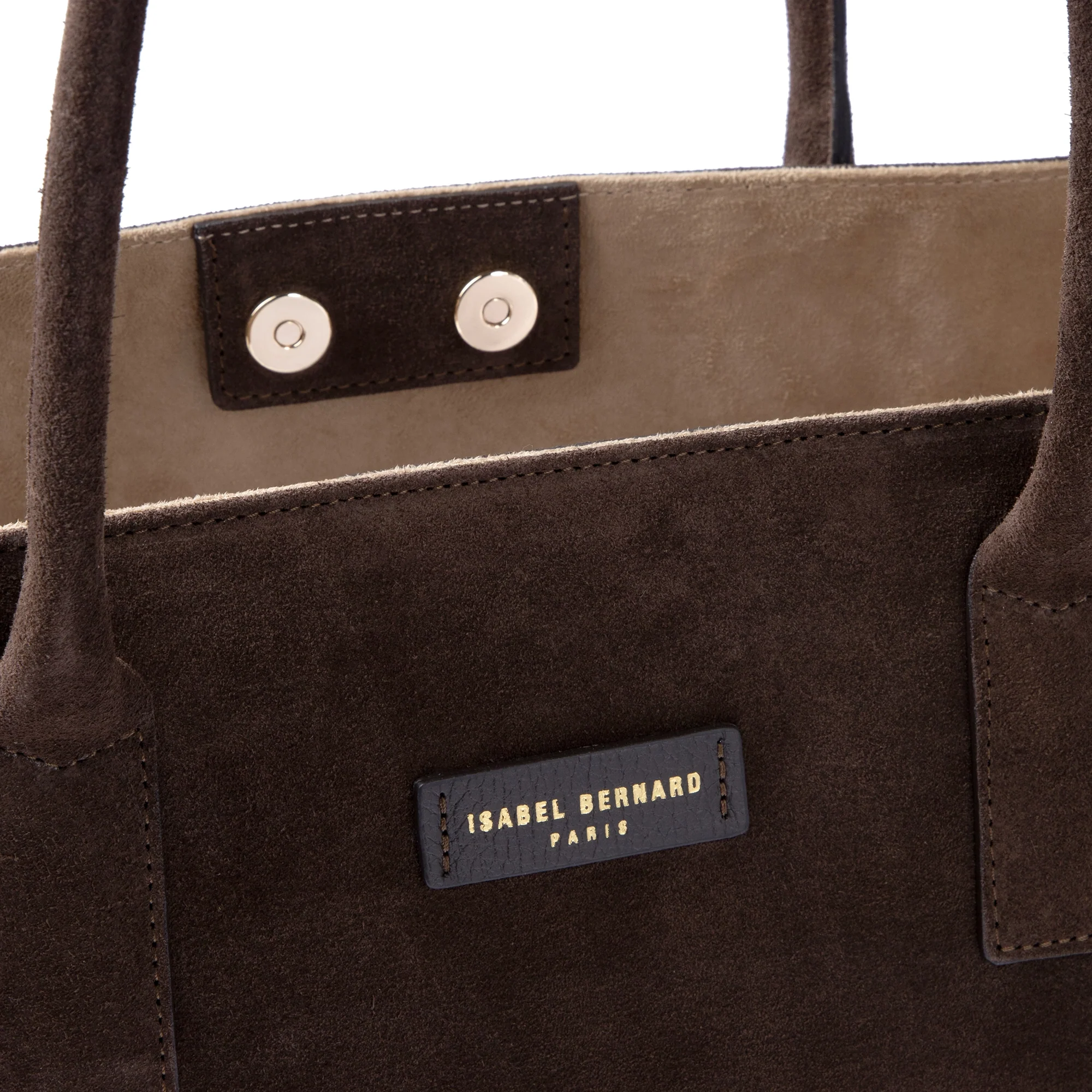 Isabel Bernard Honoré Elin Dark Brown Suede shoulder bag IB25111-131 - Image 6
