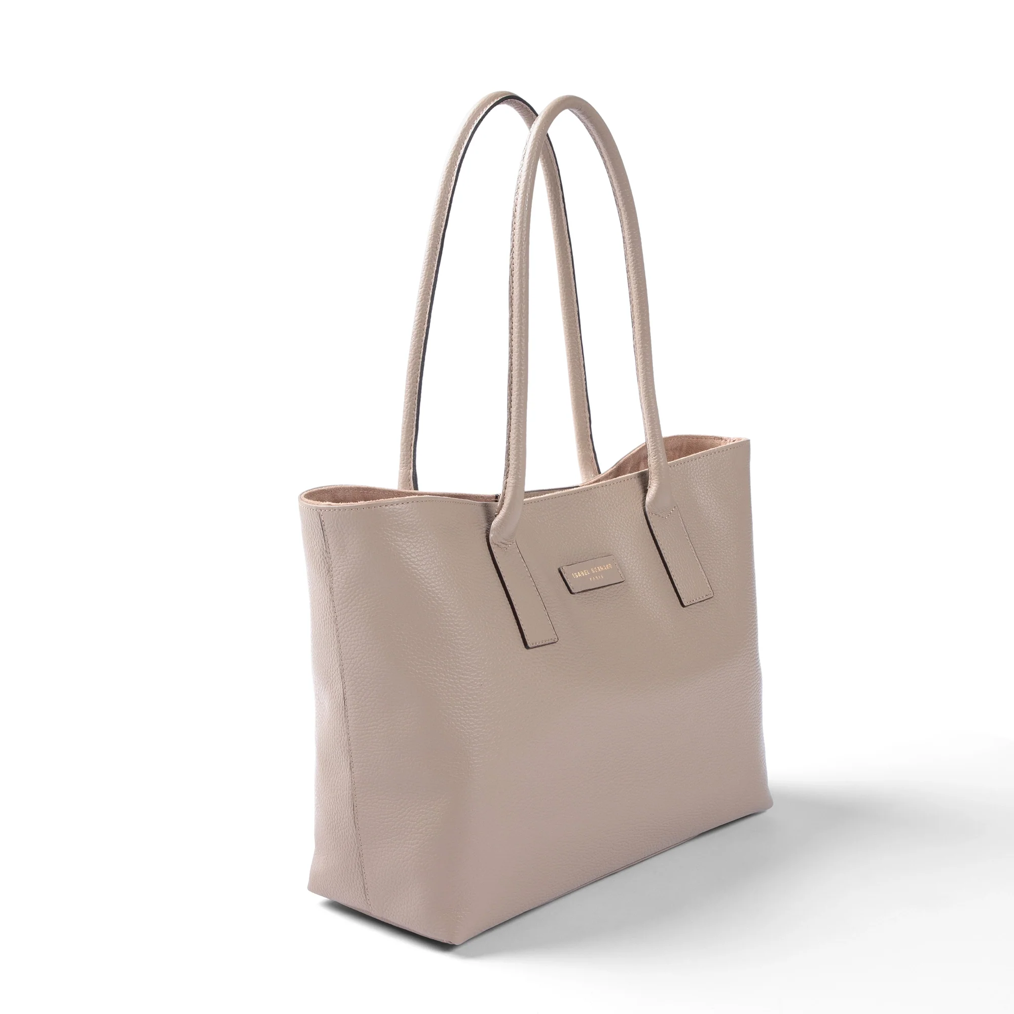 Isabel Bernard Honoré Elin Taupe calfskin leather shoulder bag IB25111-078 - Image 5