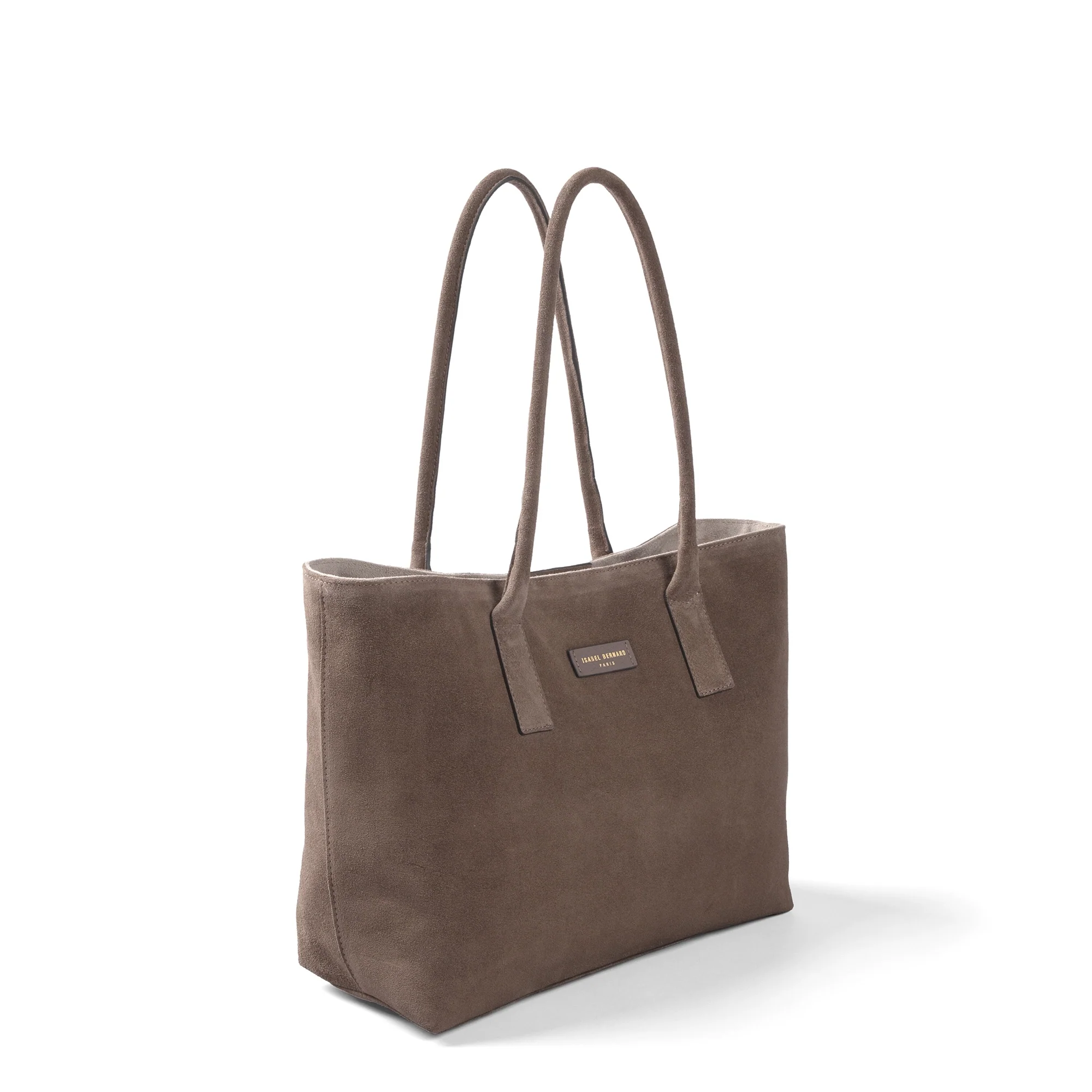 Isabel Bernard Honoré Elin Taupe Suede shoulder bag IB25111-178 - Image 5