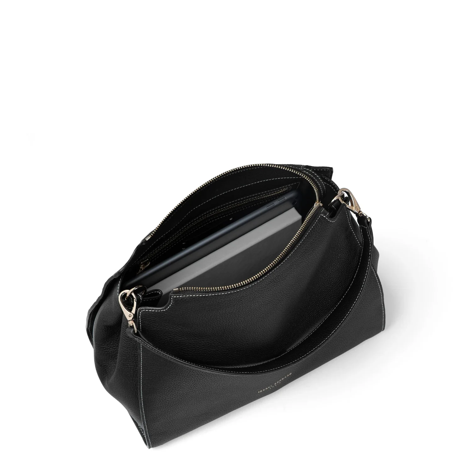 Isabel Bernard Honoré Emma Black Shoulder Bag IB21134-001 - Image 10