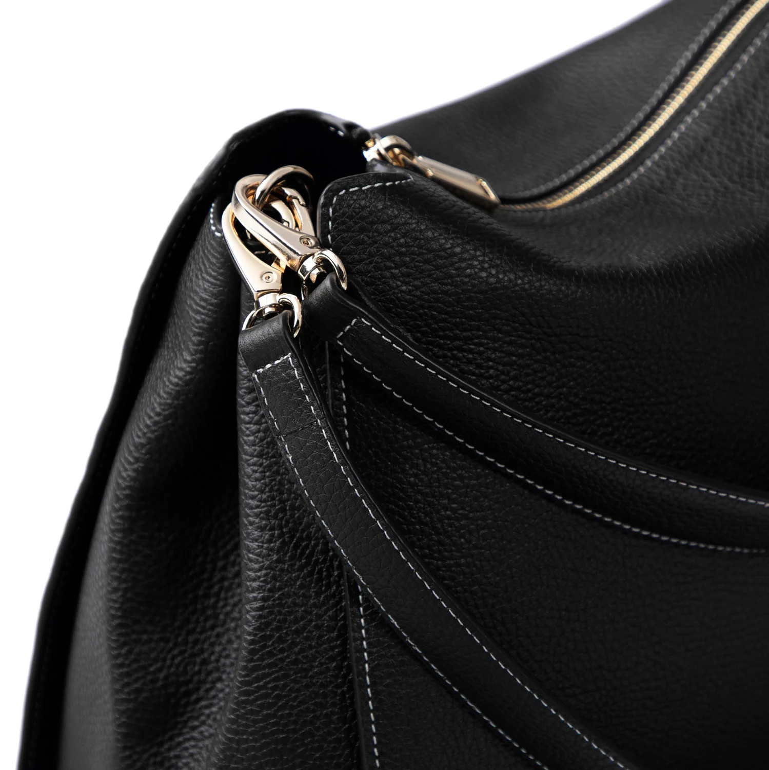 Isabel Bernard Honoré Emma Black Shoulder Bag IB21134-001 - Image 7