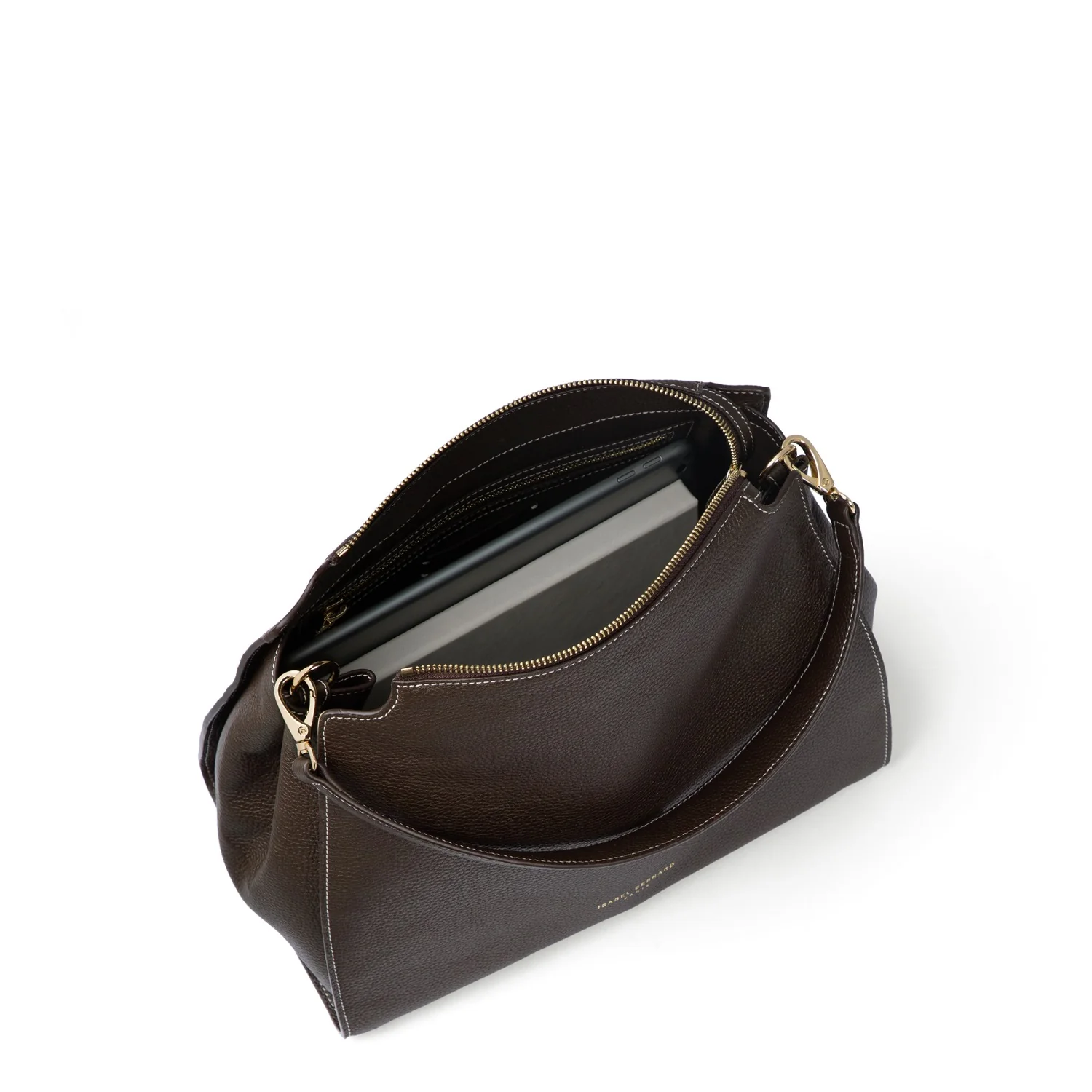 Isabel Bernard Honoré Emma Dark Brown Shoulder Bag IB21134-031 - Image 10