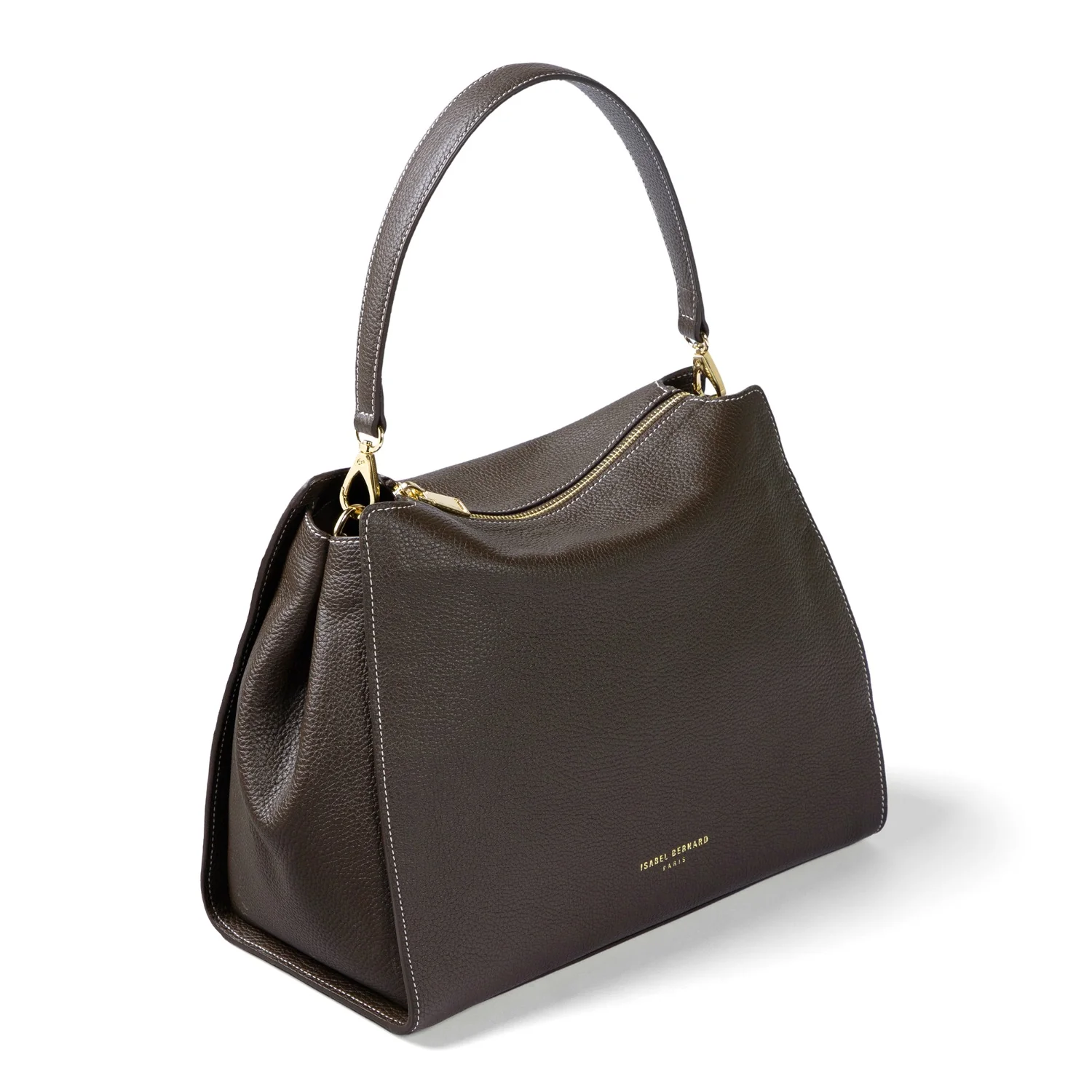 Isabel Bernard Honoré Emma Dark Brown Shoulder Bag IB21134-031 - Image 9