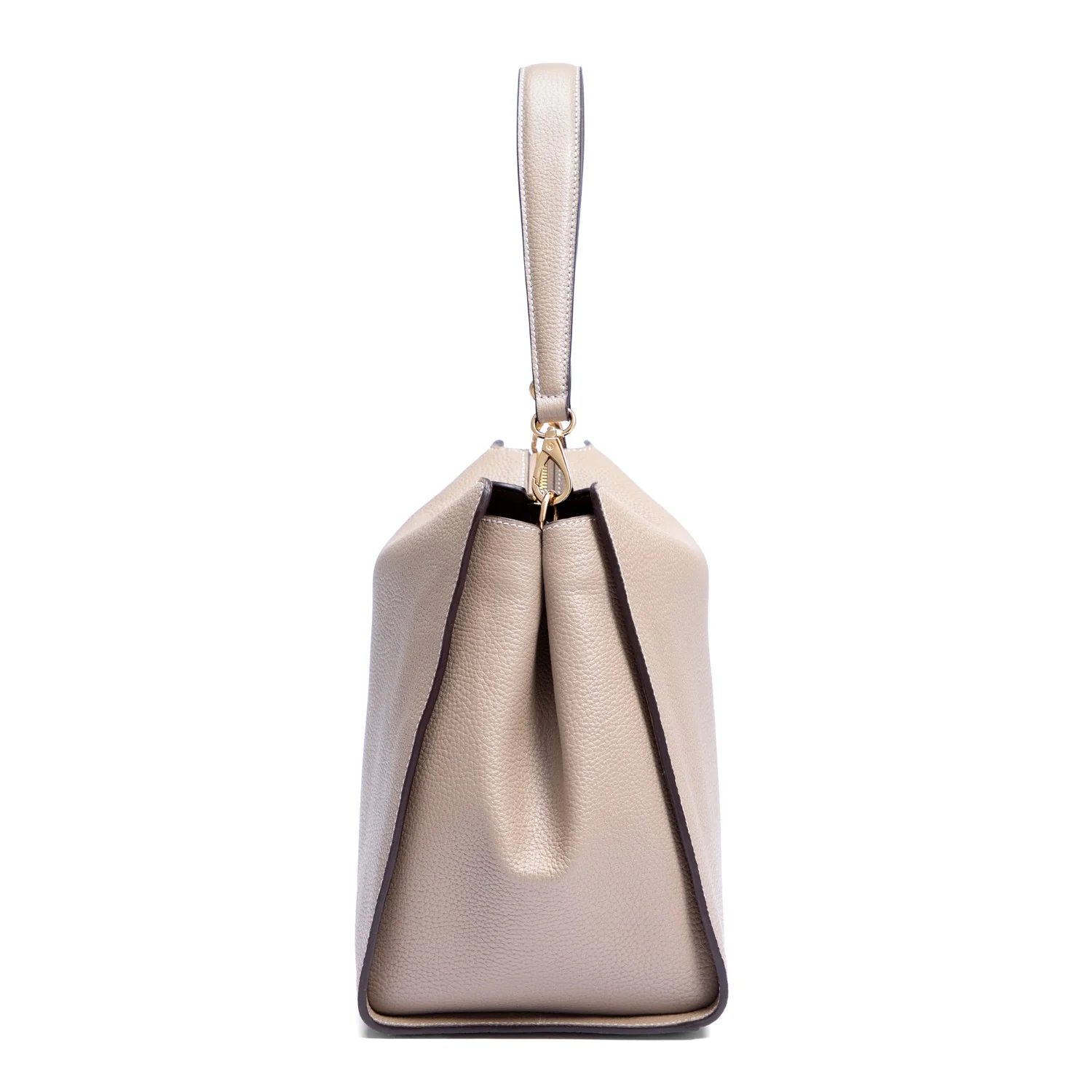 Isabel Bernard Honoré Emma Taupe Shoulder Bag IB21134-078 - Image 5