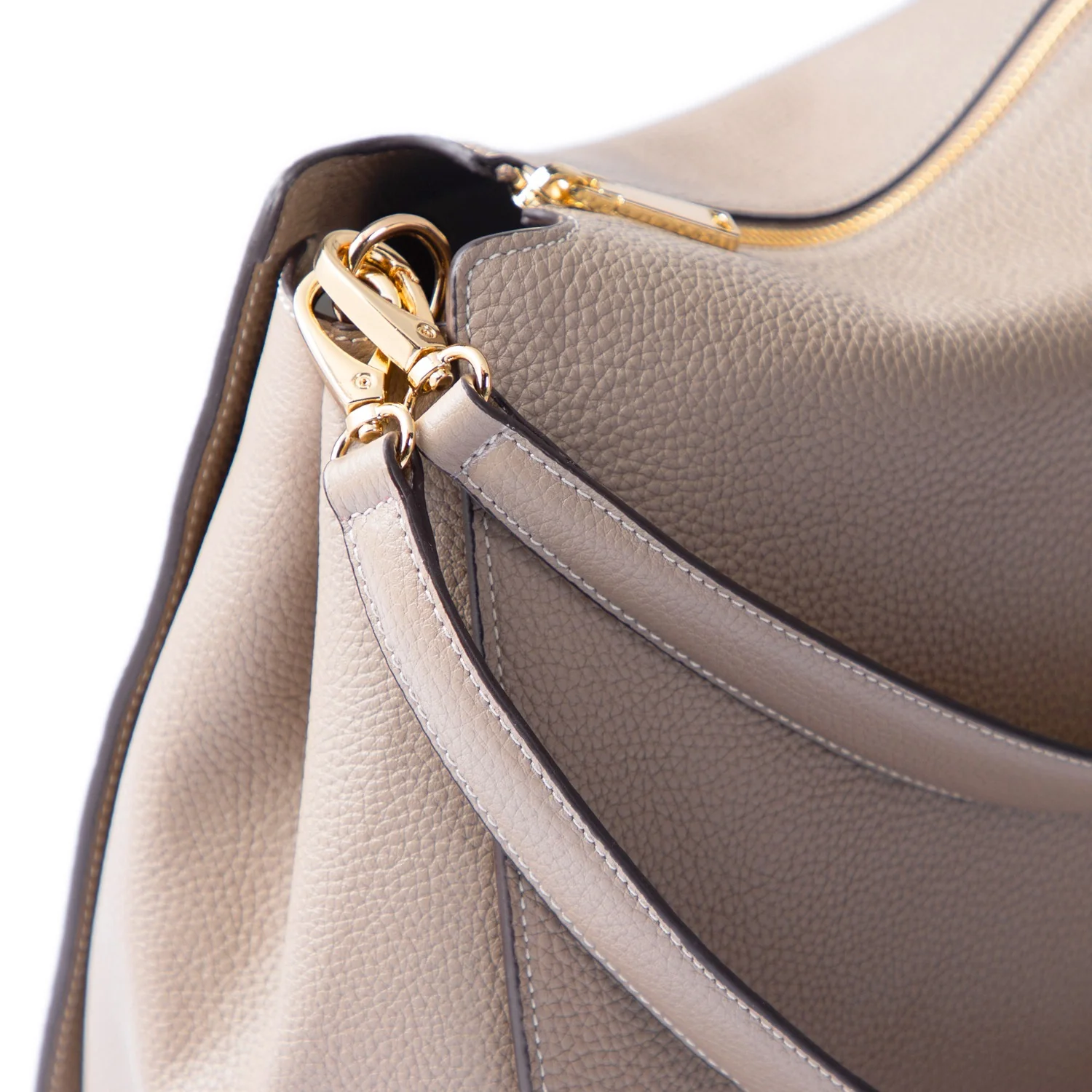 Isabel Bernard Honoré Emma Taupe Shoulder Bag IB21134-078 - Image 7