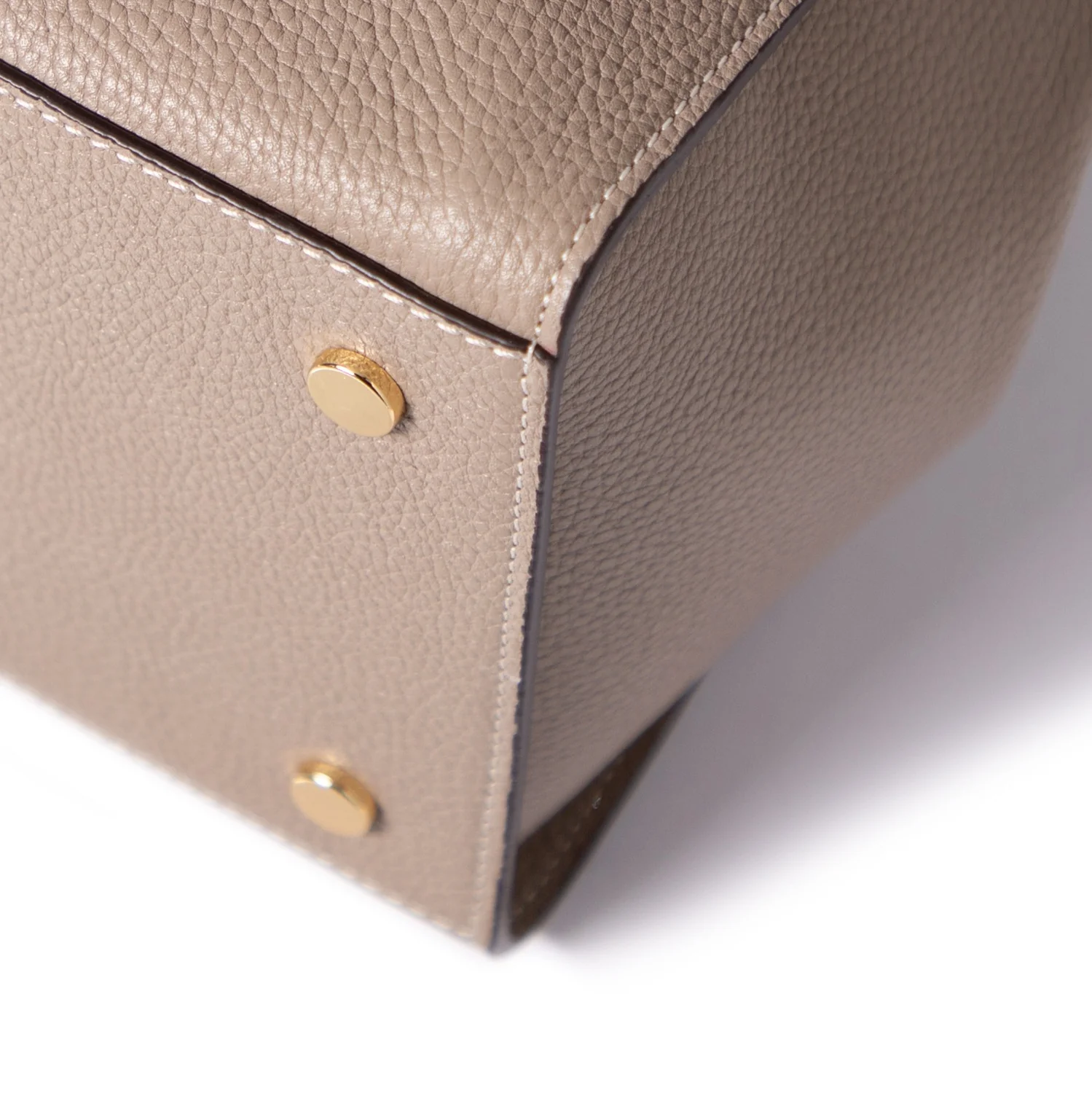 Isabel Bernard Honoré Emma Taupe Shoulder Bag IB21134-078 - Image 8