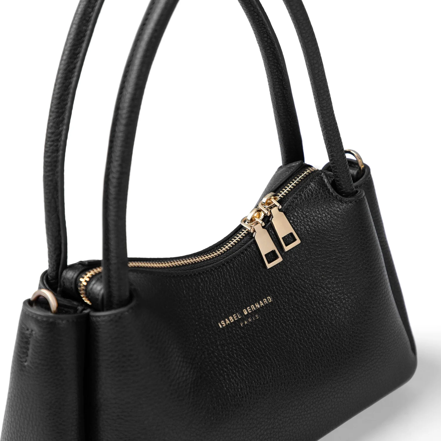 Isabel Bernard Honoré Eve Black Calfskin Leather handbag IB21133-001 - Image 6