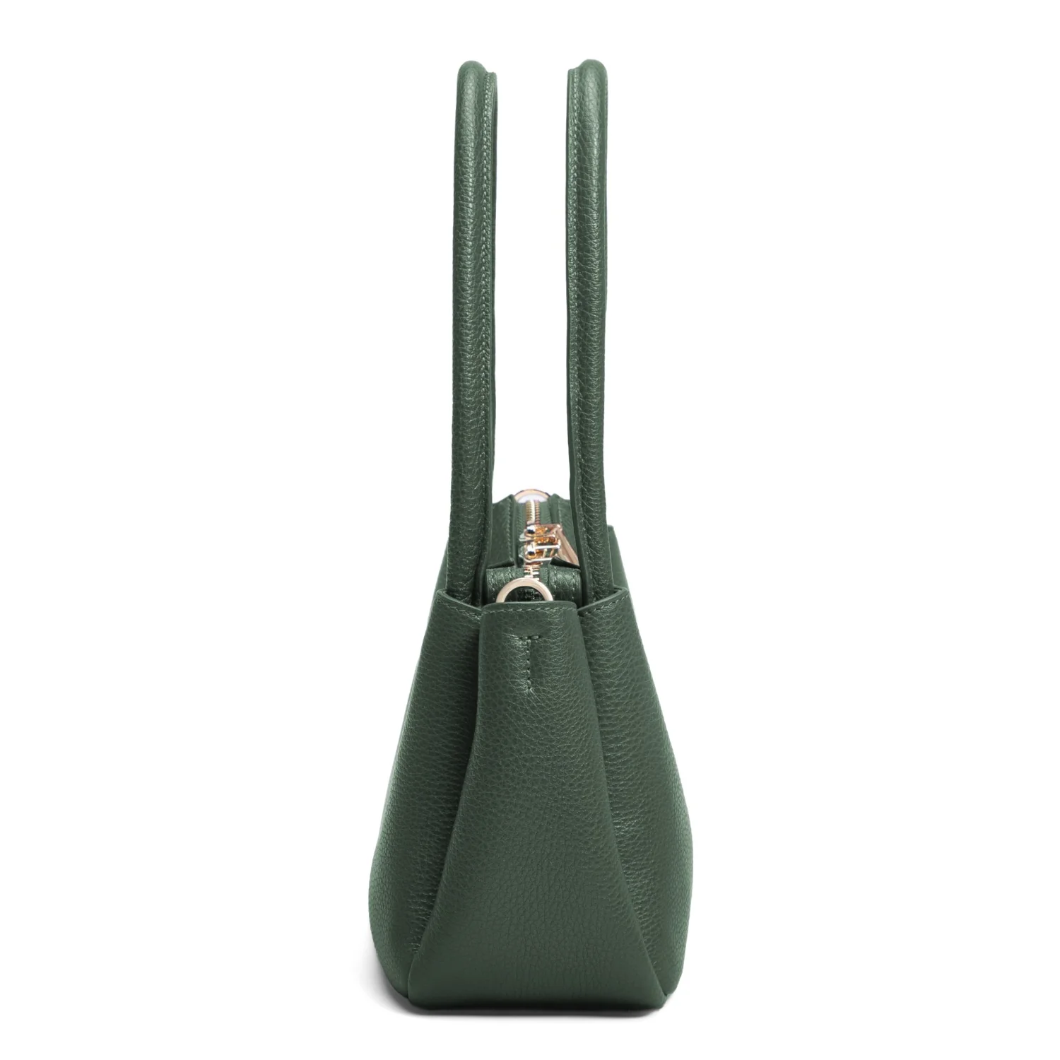 Isabel Bernard Honoré Eve Dark Green Calfskin Leather handbag IB21133-061 - Image 4