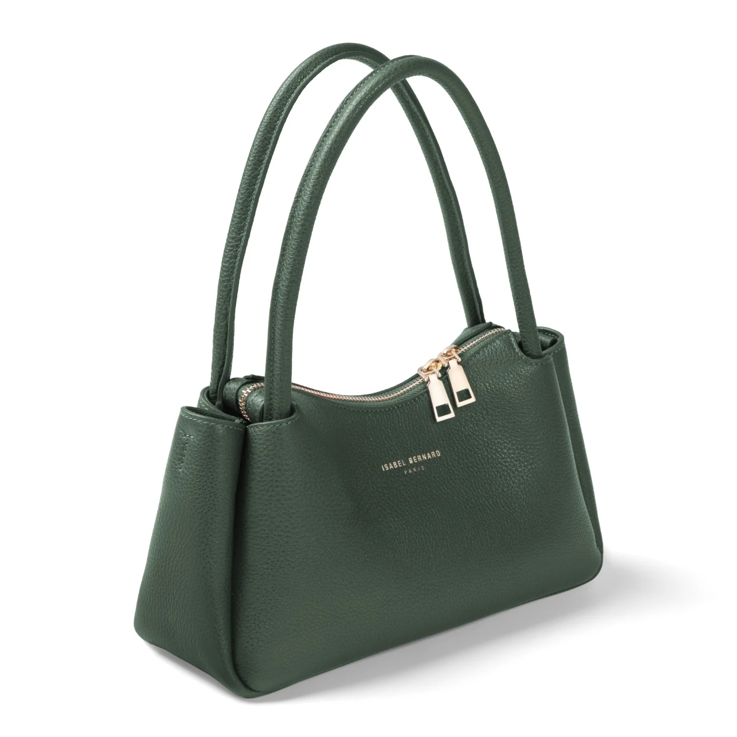 Isabel Bernard Honoré Eve Dark Green Calfskin Leather handbag IB21133-061 - Image 8
