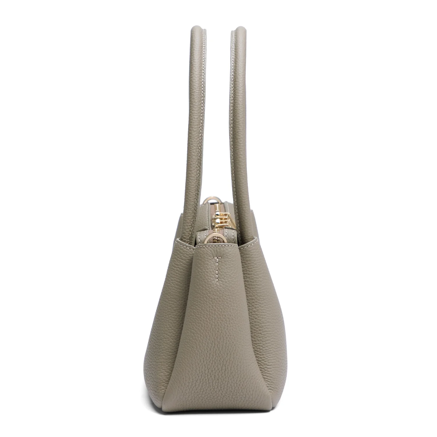 Isabel Bernard Honoré Eve Taupe Calfskin Leather handbag IB21133-078 - Image 4