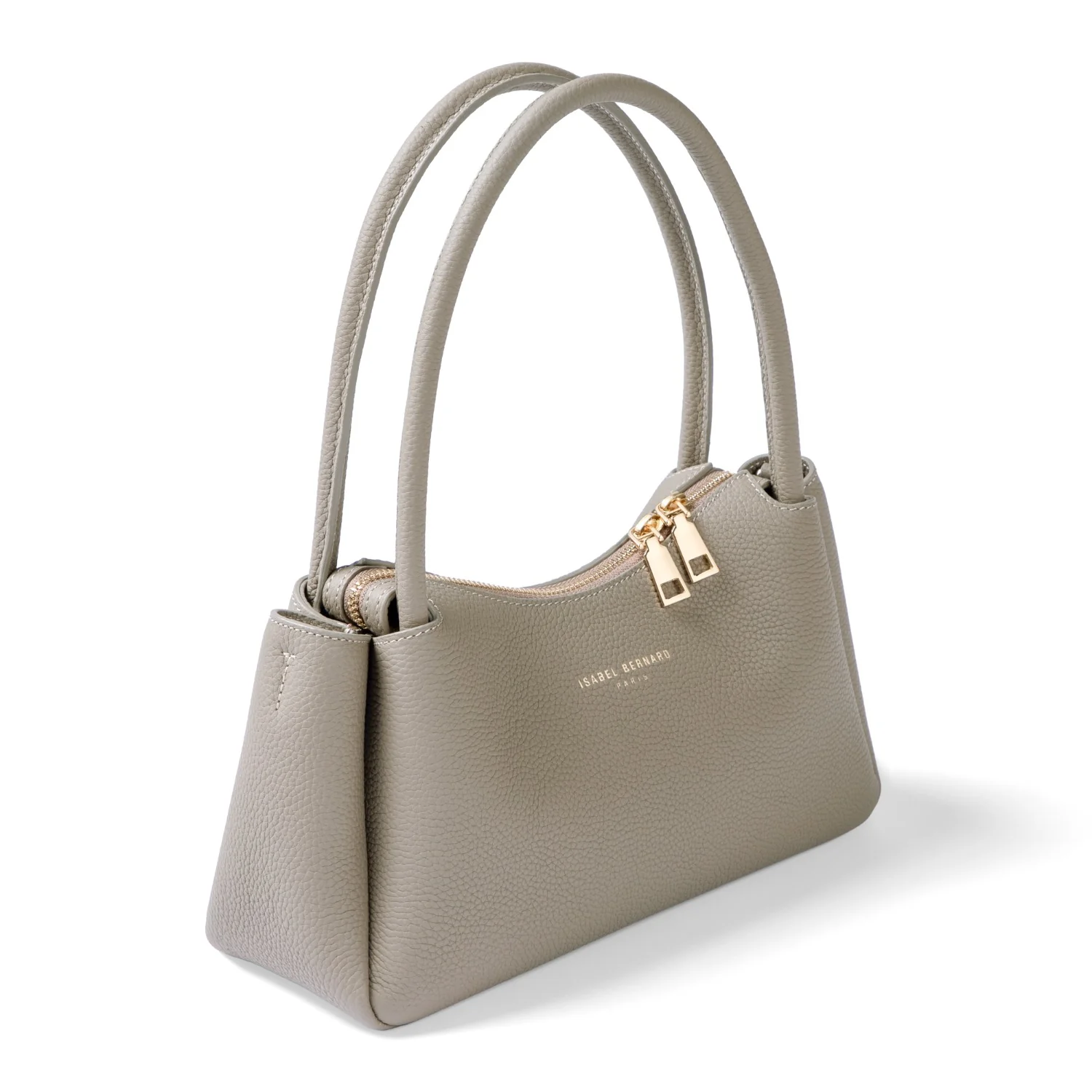 Isabel Bernard Honoré Eve Taupe Calfskin Leather handbag IB21133-078 - Image 8