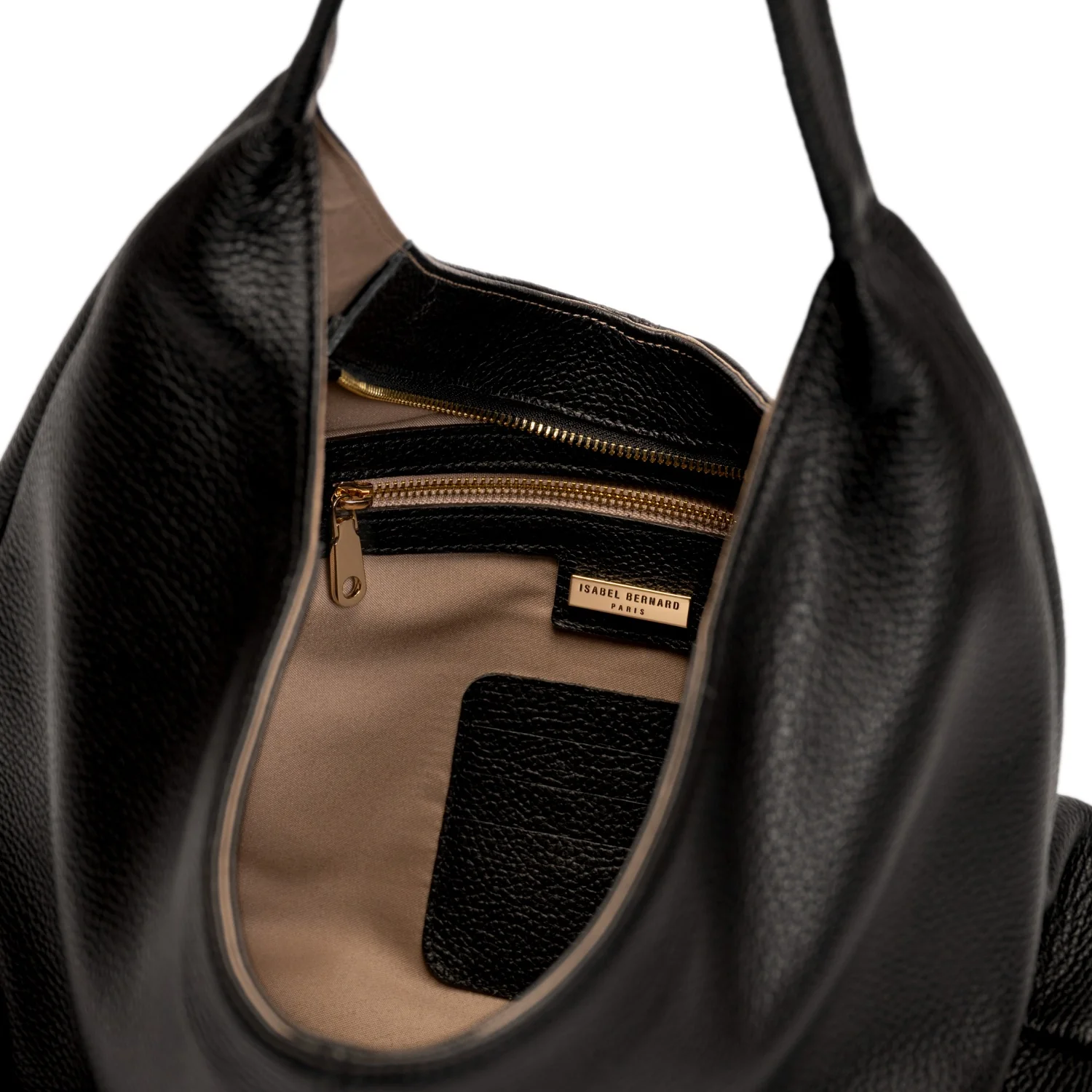 Isabel Bernard Honoré Grace black calfskin leather shoulder bag IB25093-001 - Image 7