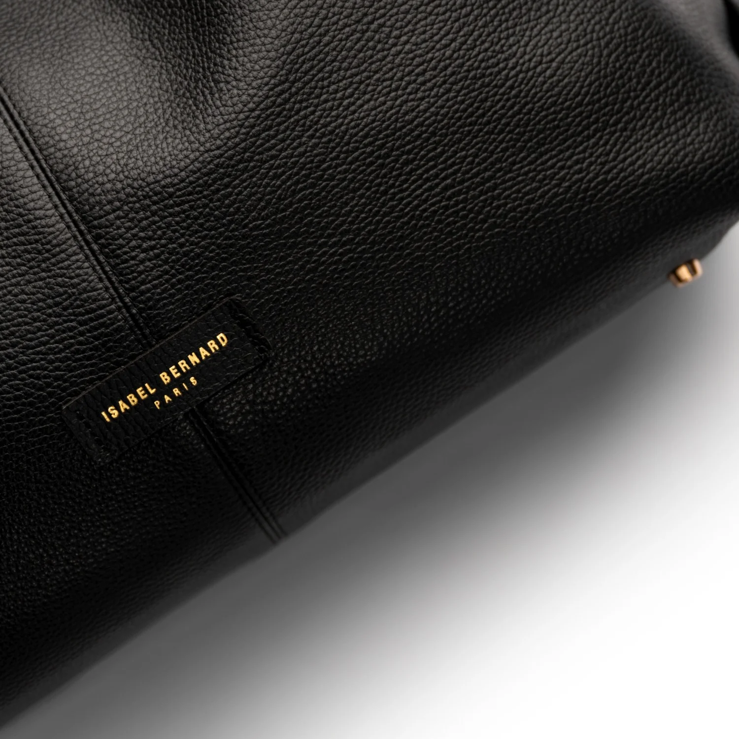 Isabel Bernard Honoré Grace black calfskin leather shoulder bag IB25093-001 - Image 9