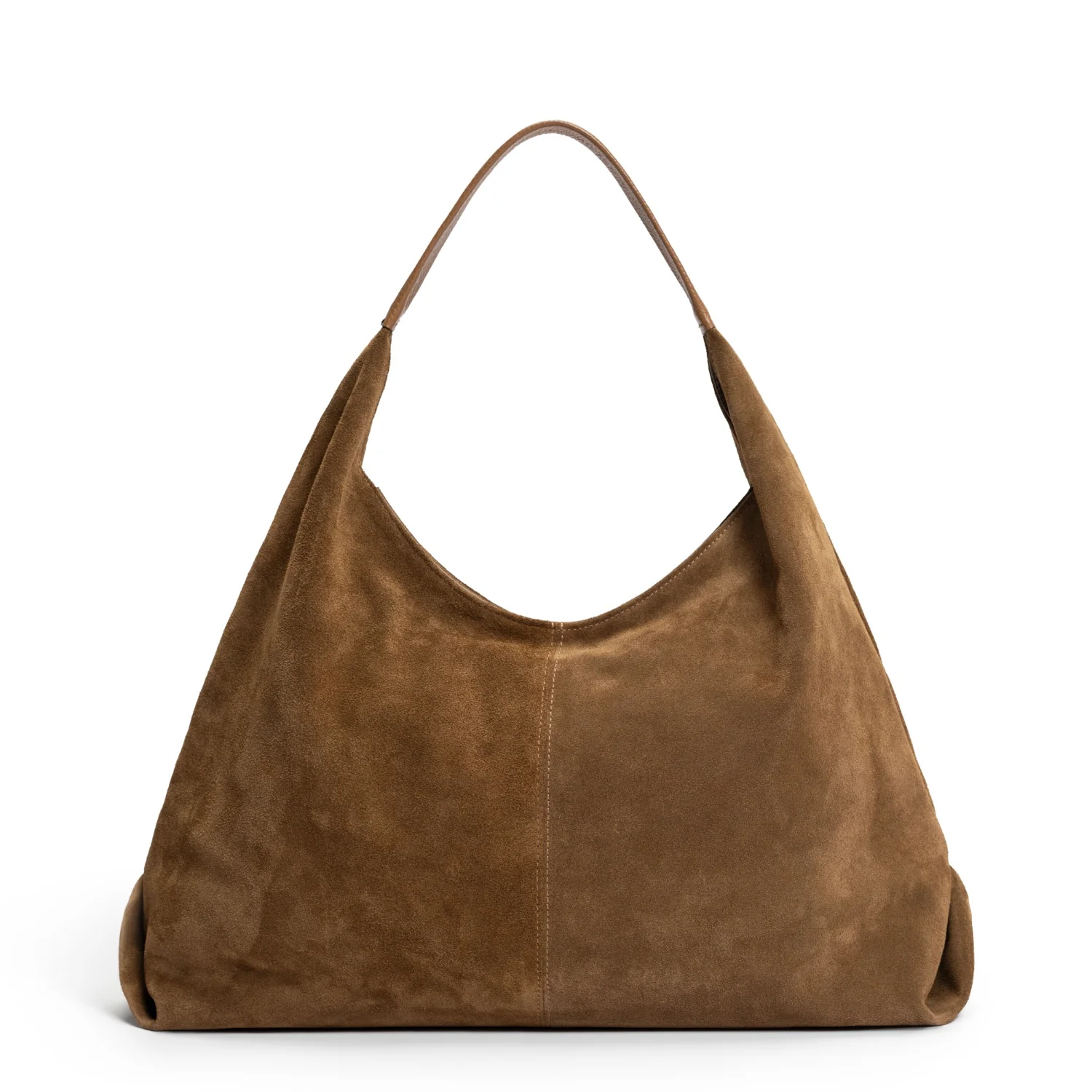 Isabel Bernard Honoré Grace brown suede shoulder bag IB25093-130 - Image 5