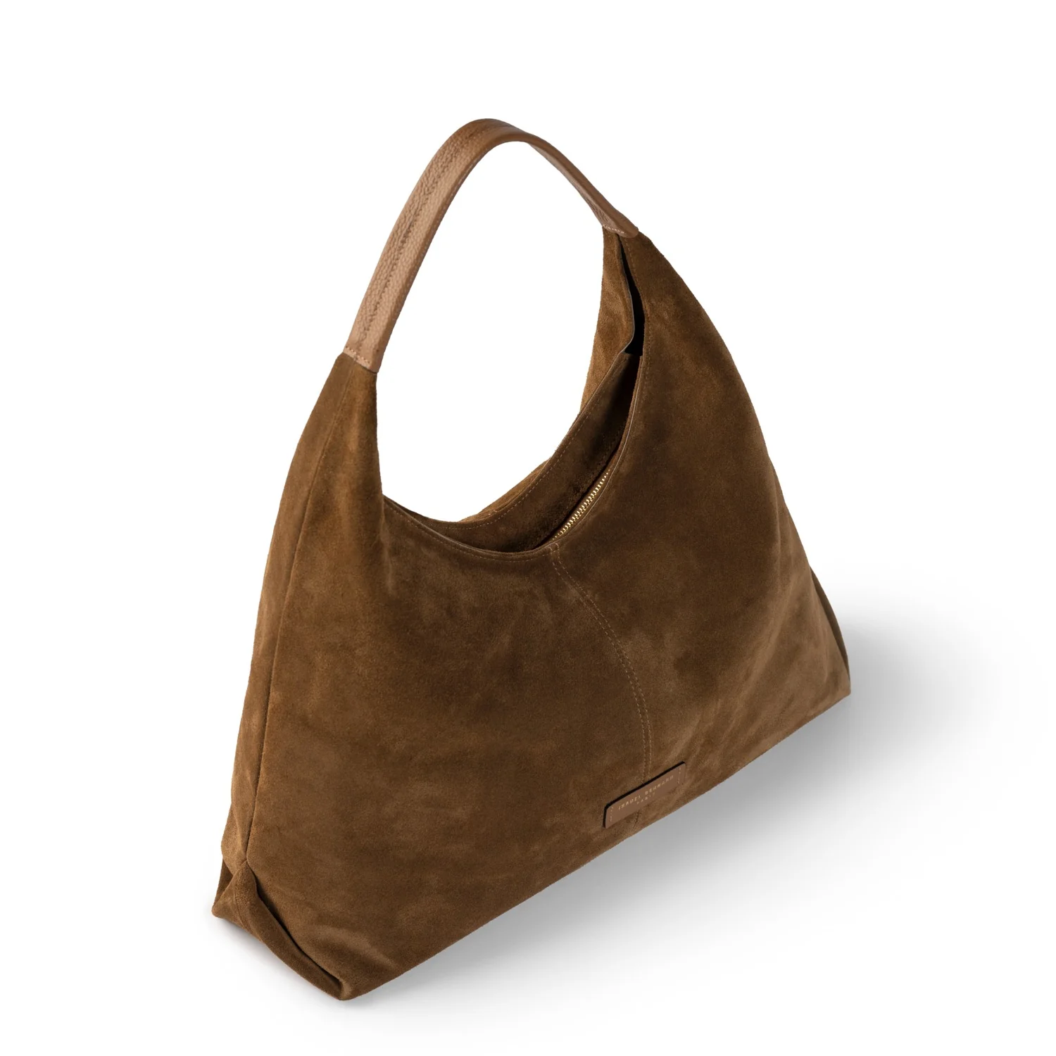 Isabel Bernard Honoré Grace brown suede shoulder bag IB25093-130 - Image 8