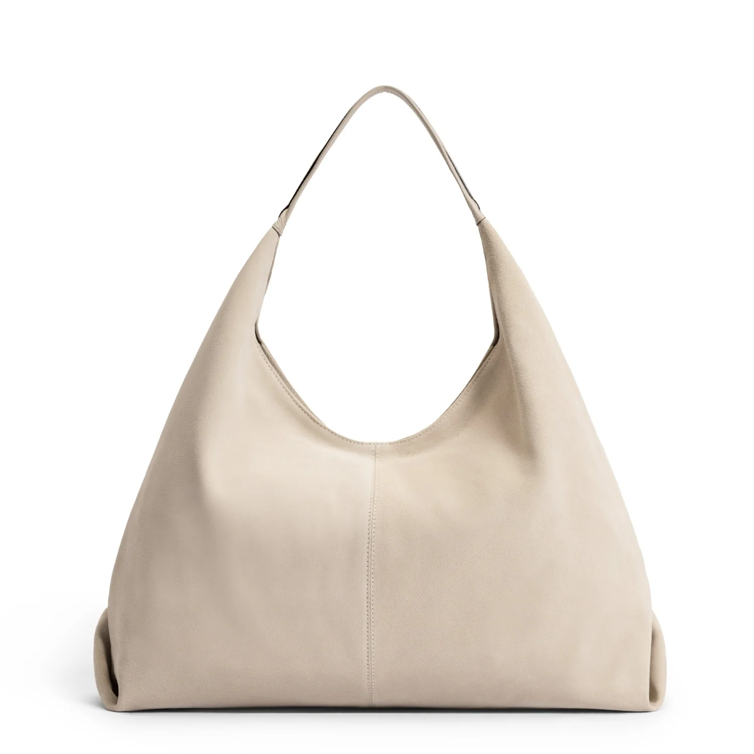 Isabel Bernard Honoré Grace cream suede shoulder bag IB25093-170 - Image 5