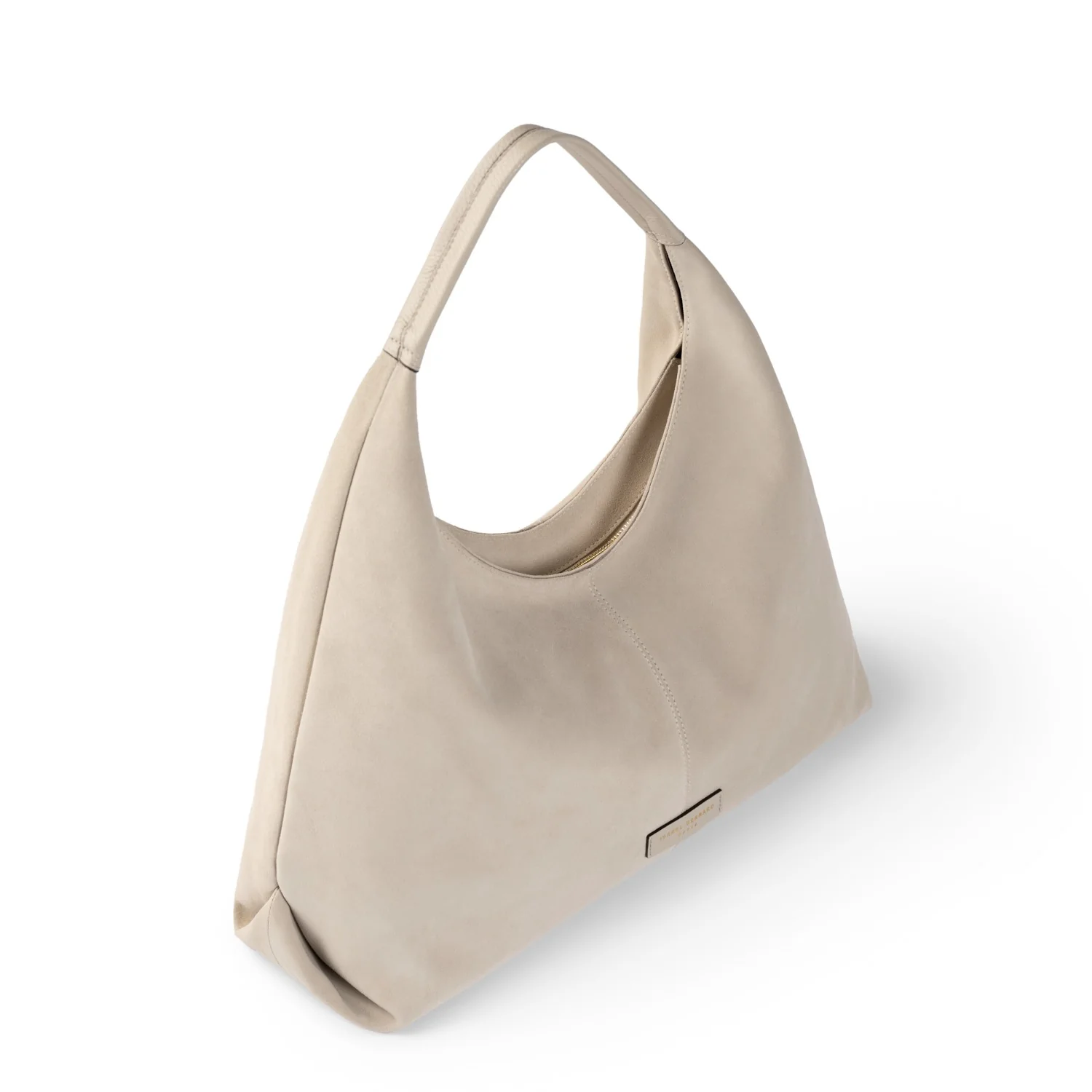 Isabel Bernard Honoré Grace cream suede shoulder bag IB25093-170 - Image 9