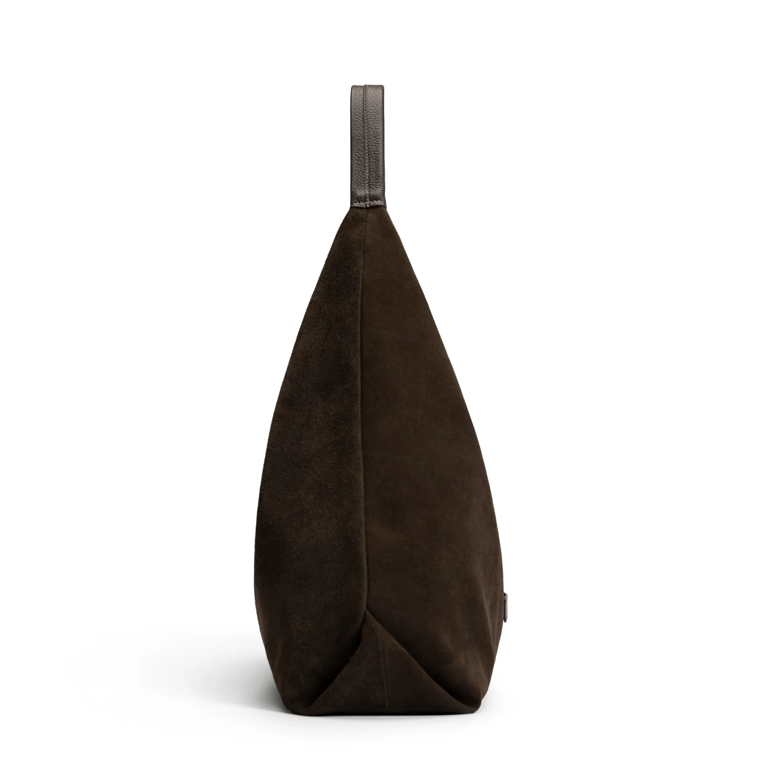Isabel Bernard Honoré Grace dark brown suede shoulder bag IB25093-131 - Image 4