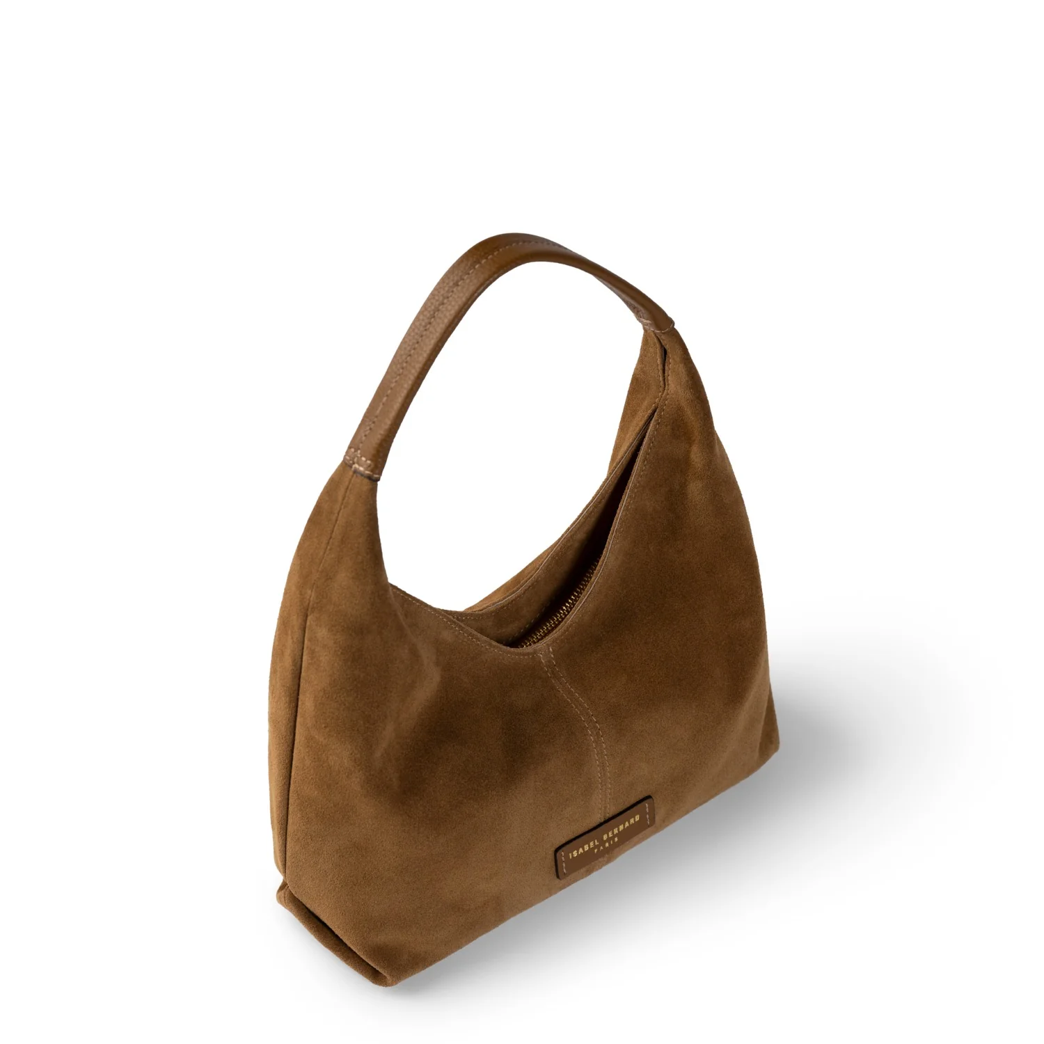 Isabel Bernard Honoré Grace mini brown suede handbag  IB21132-130 - Image 7