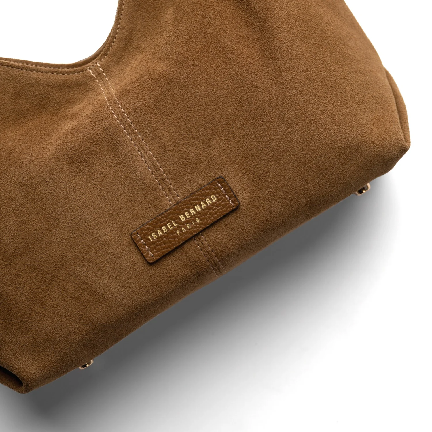 Isabel Bernard Honoré Grace mini brown suede handbag  IB21132-130 - Image 8