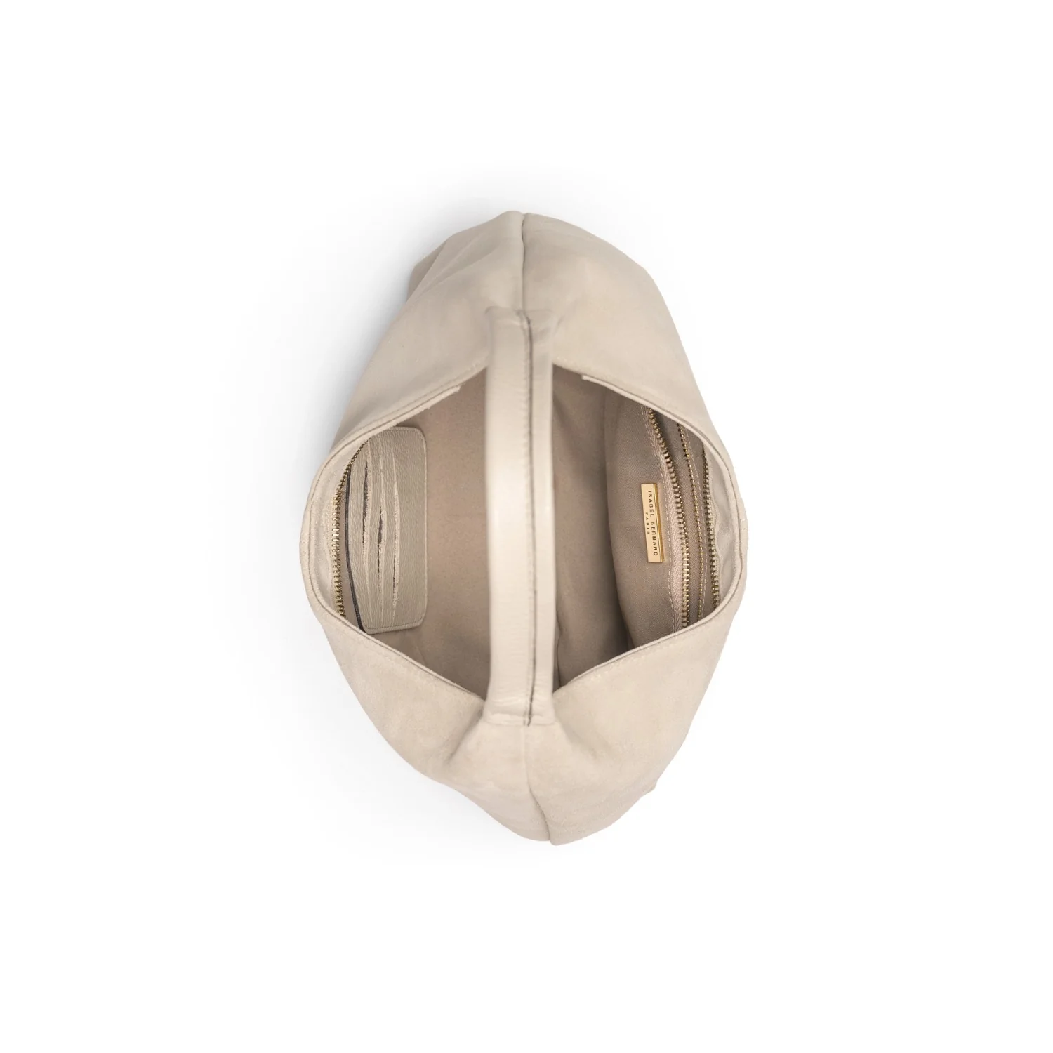 Isabel Bernard Honoré Grace mini cream suede handbag IB21132-170 - Image 6