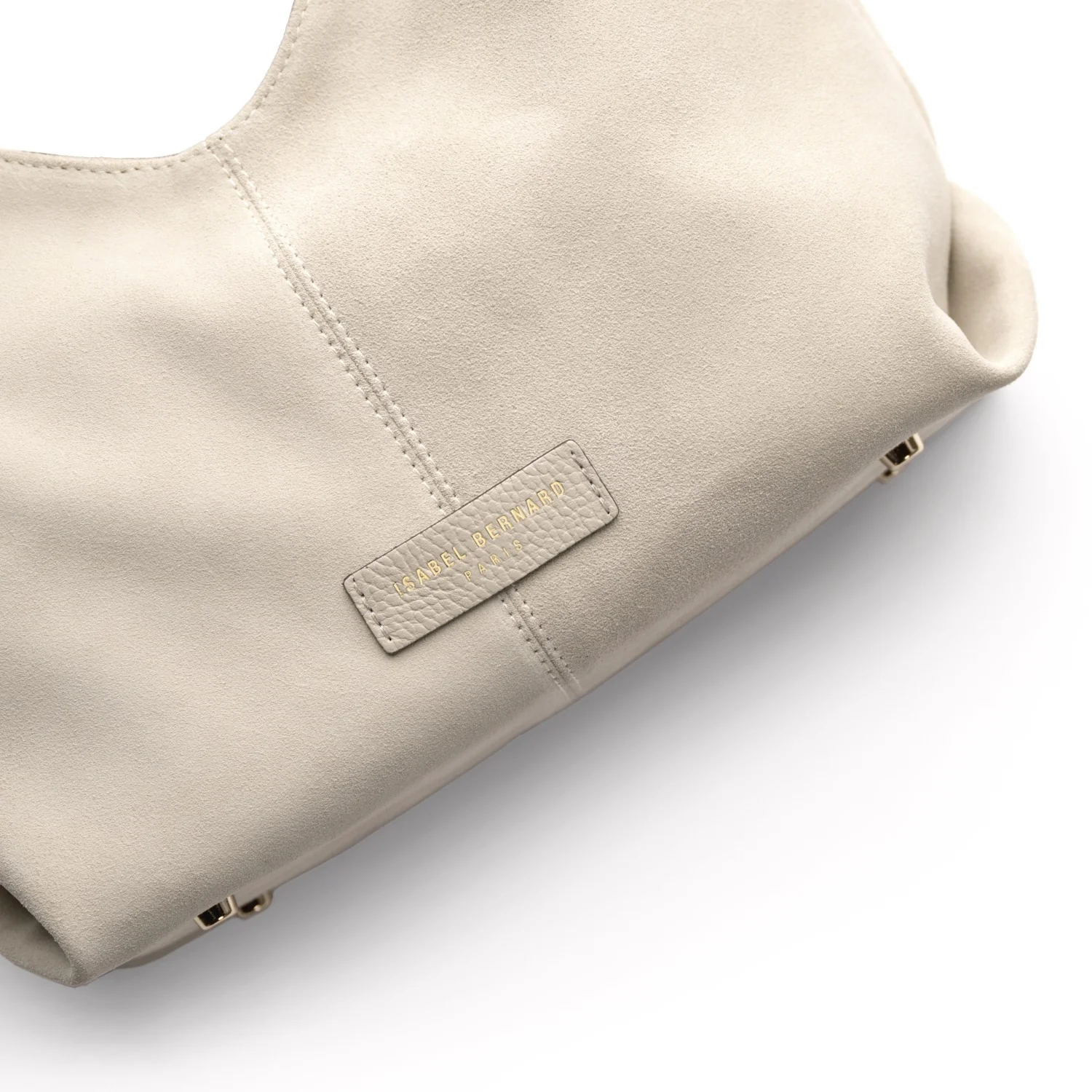 Isabel Bernard Honoré Grace mini cream suede handbag IB21132-170 - Image 8